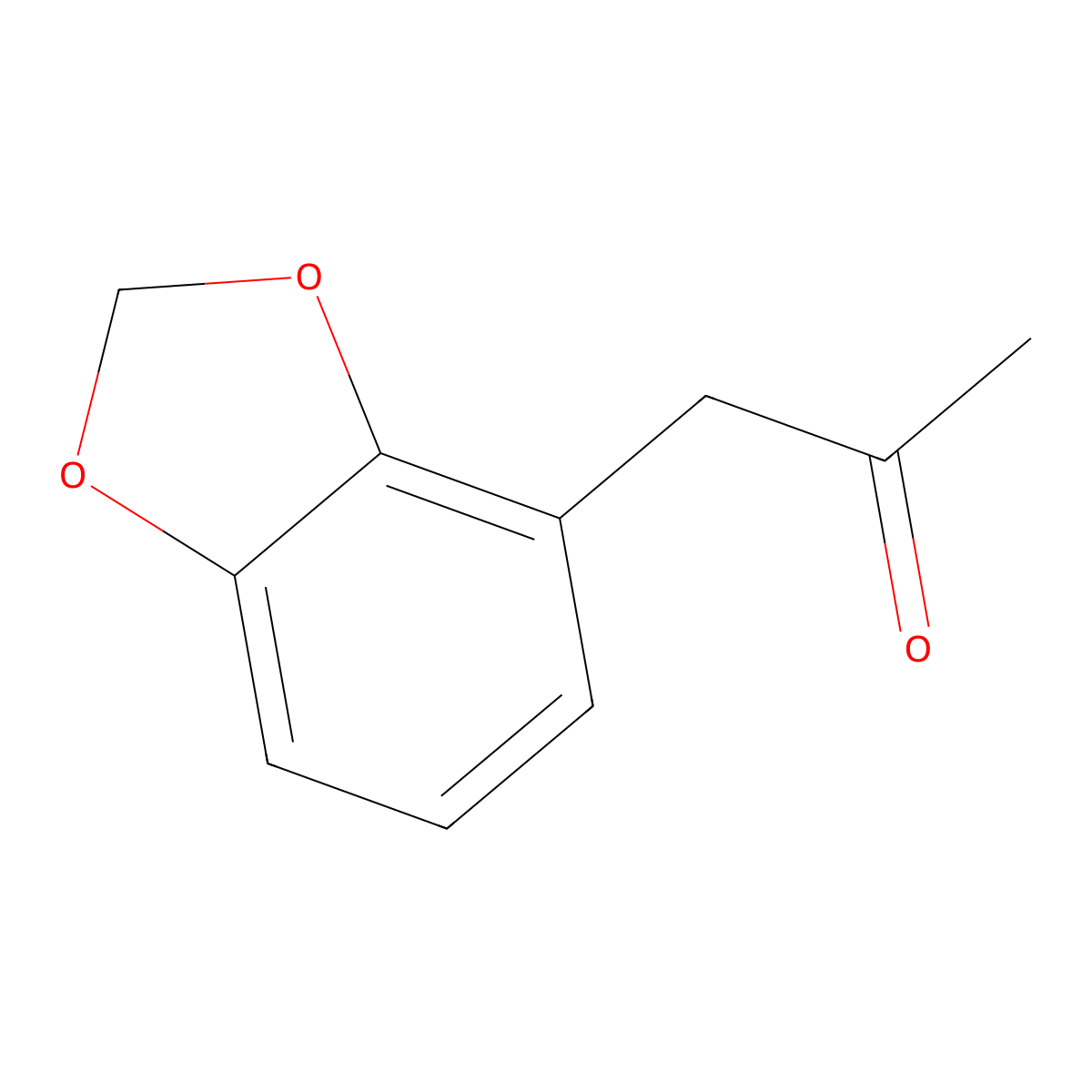 1-(1,3-Dioxaindan-4-yl)propan-2-one molecular structure, CAS 168968-06-7