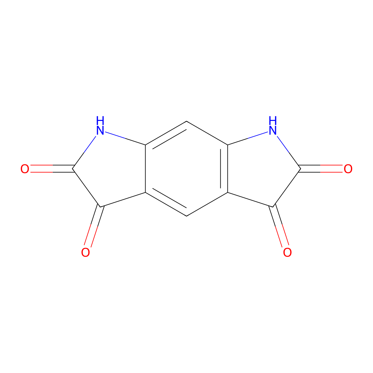 Pyrrolo[3,2-f]indole-2,3,5,6(1h,7h)-tetrone molecular structure, CAS 16898-43-4