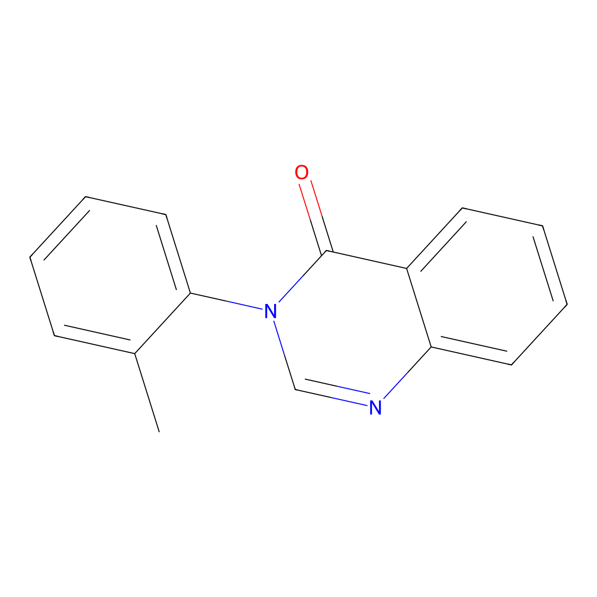 3-(2-Methylphenyl)-4(3H)-quinazolinone molecular structure, CAS 16899-50-6