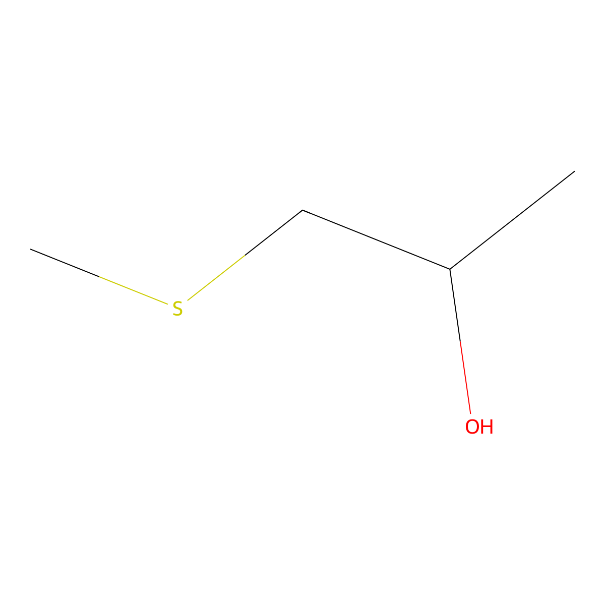 (2R)-1-(methylsulfanyl)propan-2-ol molecular structure, CAS 1689904-34-4