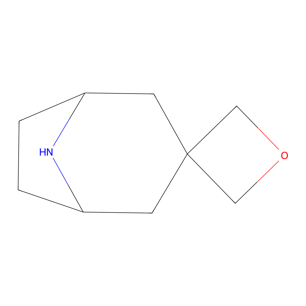 8-Azaspiro[bicyclo[3.2.1]octane-3,3'-oxetane] molecular structure, CAS 1690341-52-6