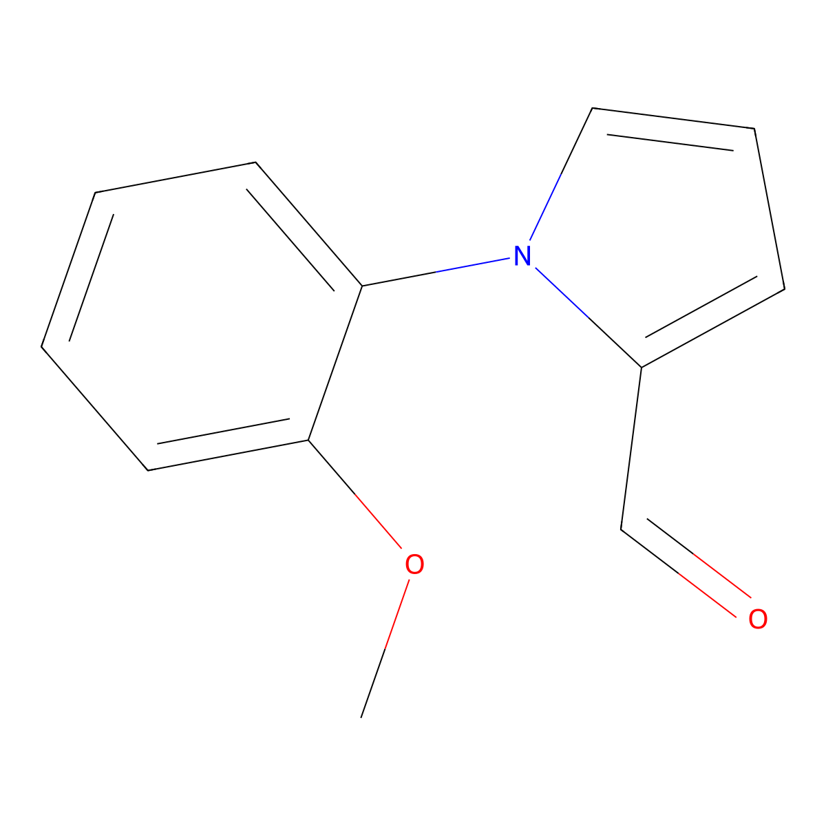 1-(2-Methoxy-phenyl)-1H-pyrrole-2-carbaldehyde molecular structure, CAS 169036-73-1