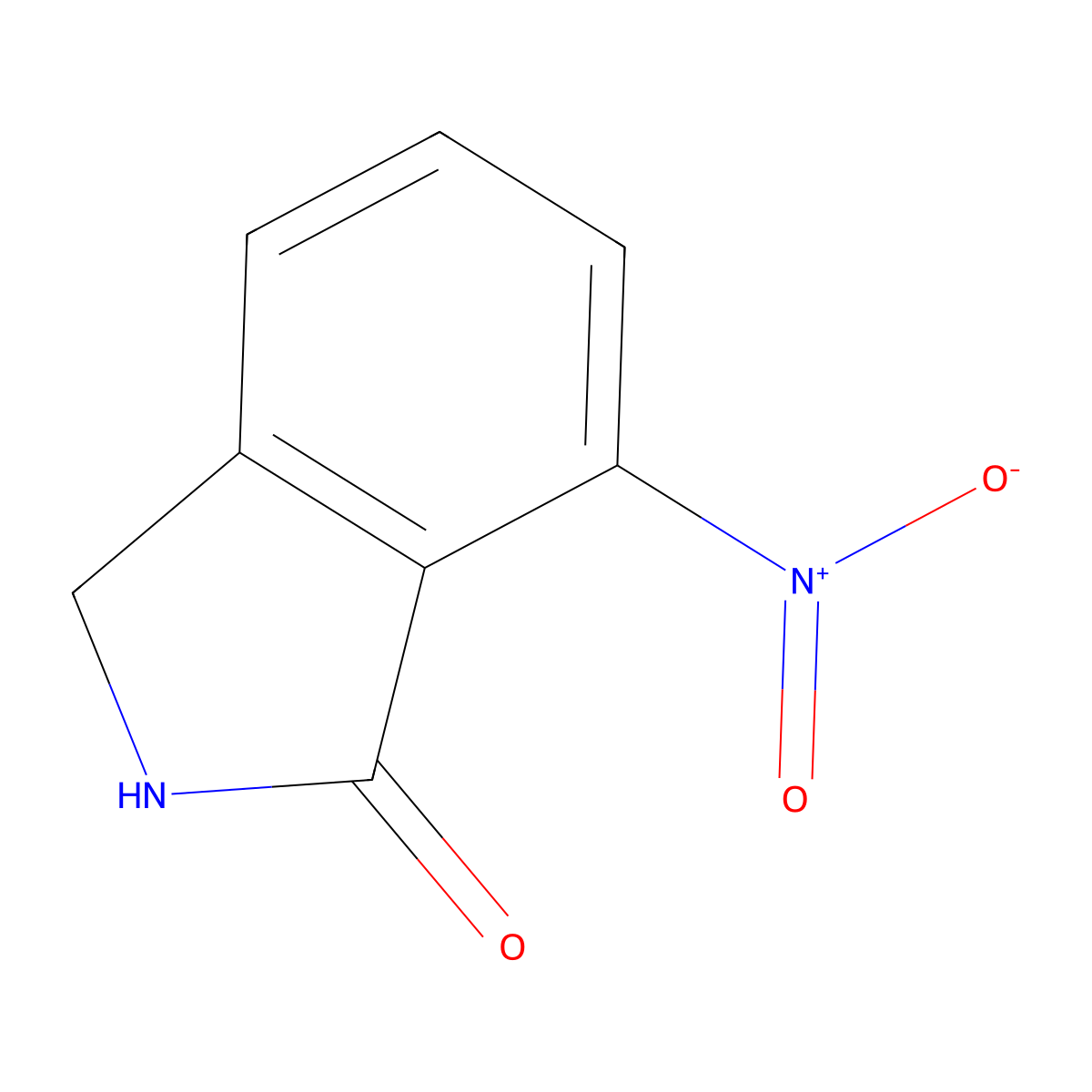 7-Nitro-2,3-dihydro-1H-isoindol-1-one molecular structure, CAS 169044-97-7
