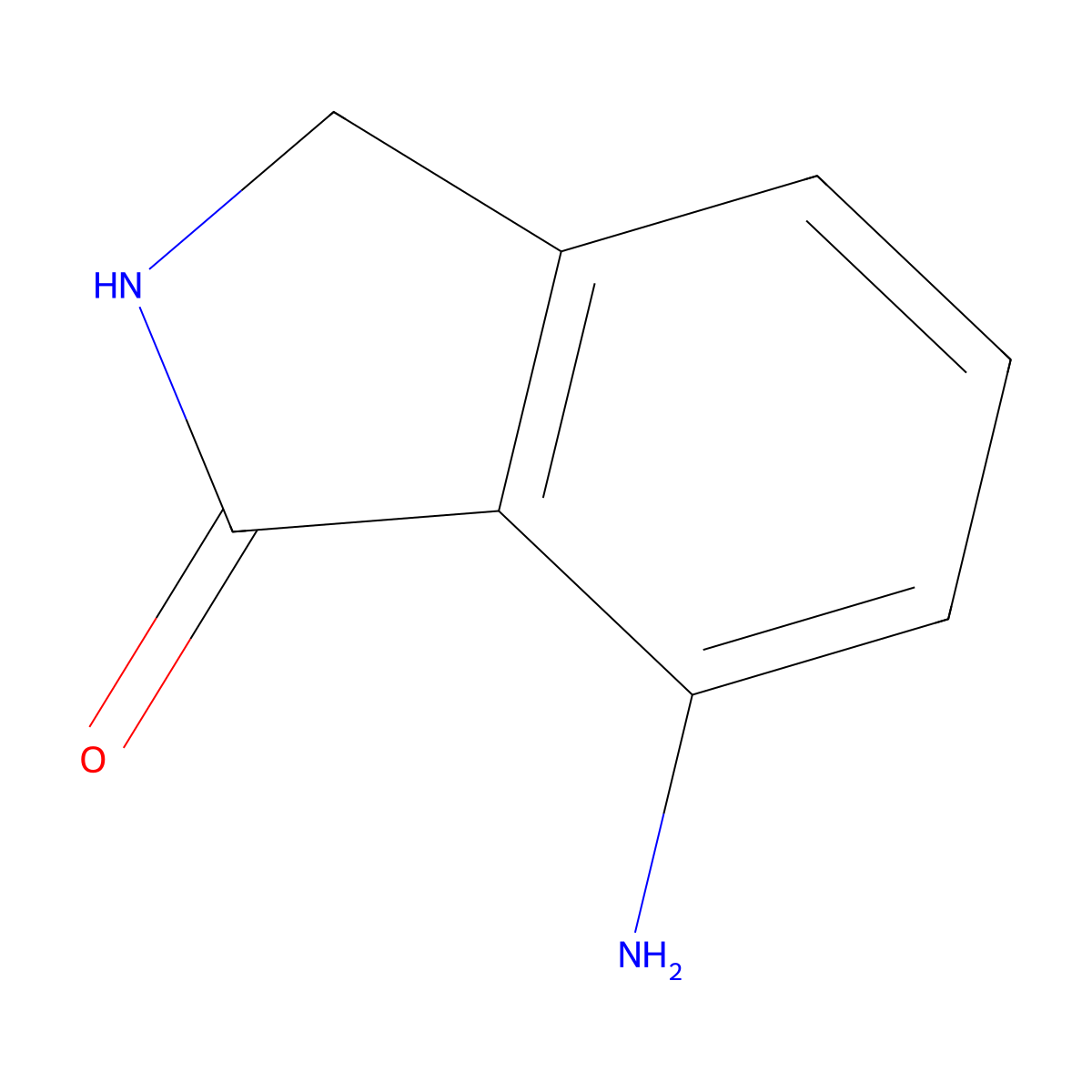 7-Amino-2,3-dihydro-1H-isoindol-1-one molecular structure, CAS 169044-98-8