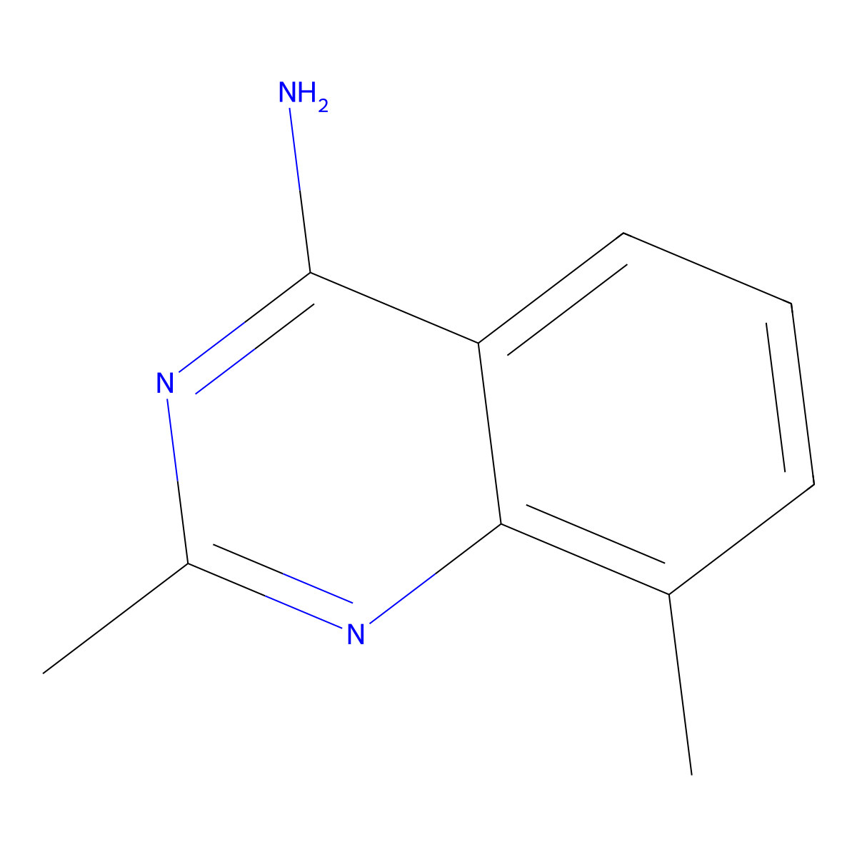 2,8-Dimethylquinazolin-4-amine molecular structure, CAS 1690538-56-7
