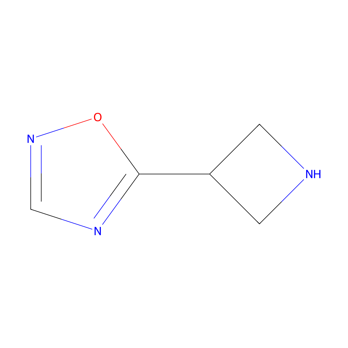 5-(Azetidin-3-yl)-1,2,4-oxadiazole molecular structure, CAS 1690778-01-8