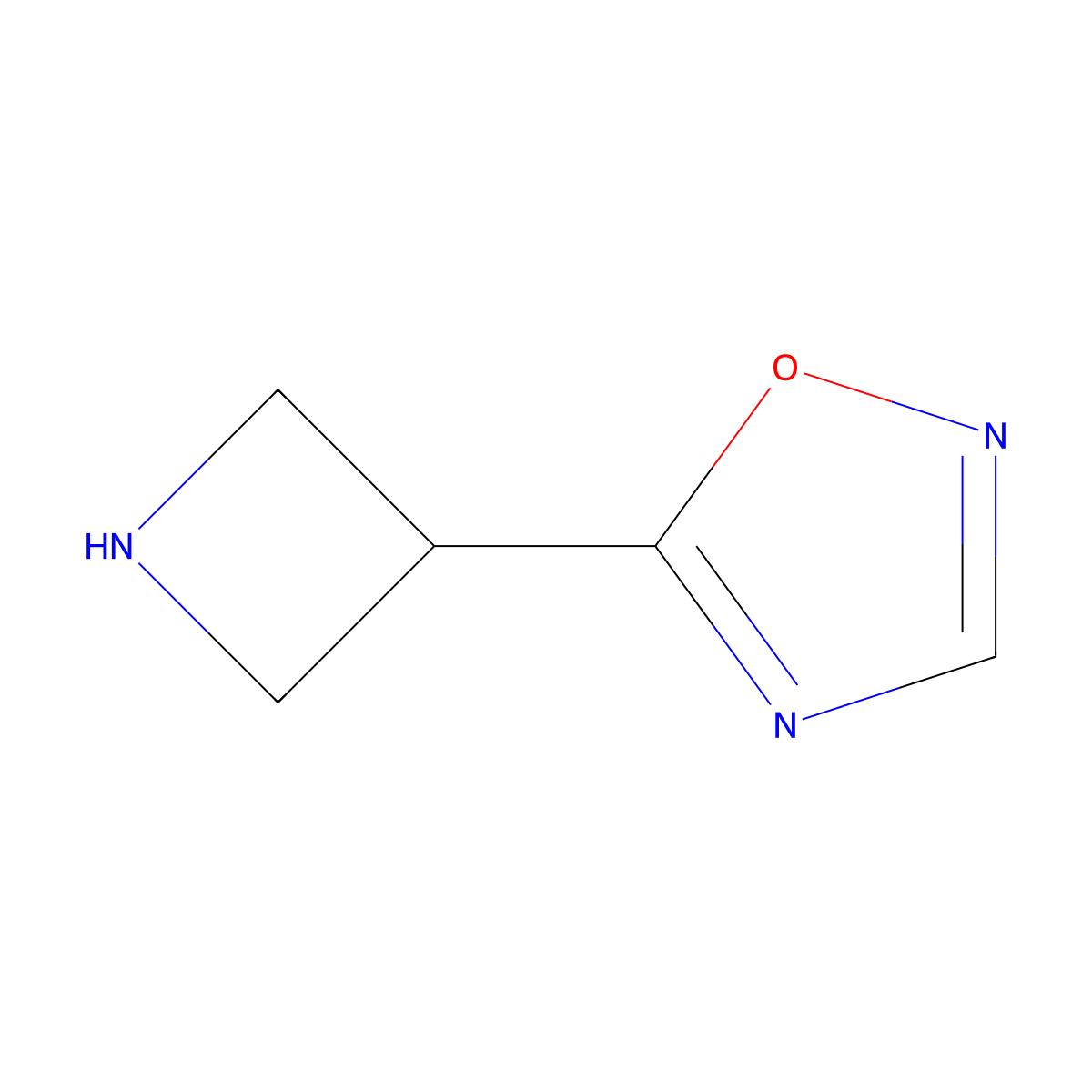 5-(Azetidin-3-yl)-1,2,4-oxadiazole molecular structure, CAS 1690778-01-8