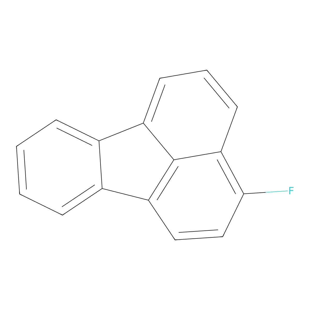 3-Fluorofluoranthene molecular structure, CAS 1691-66-3