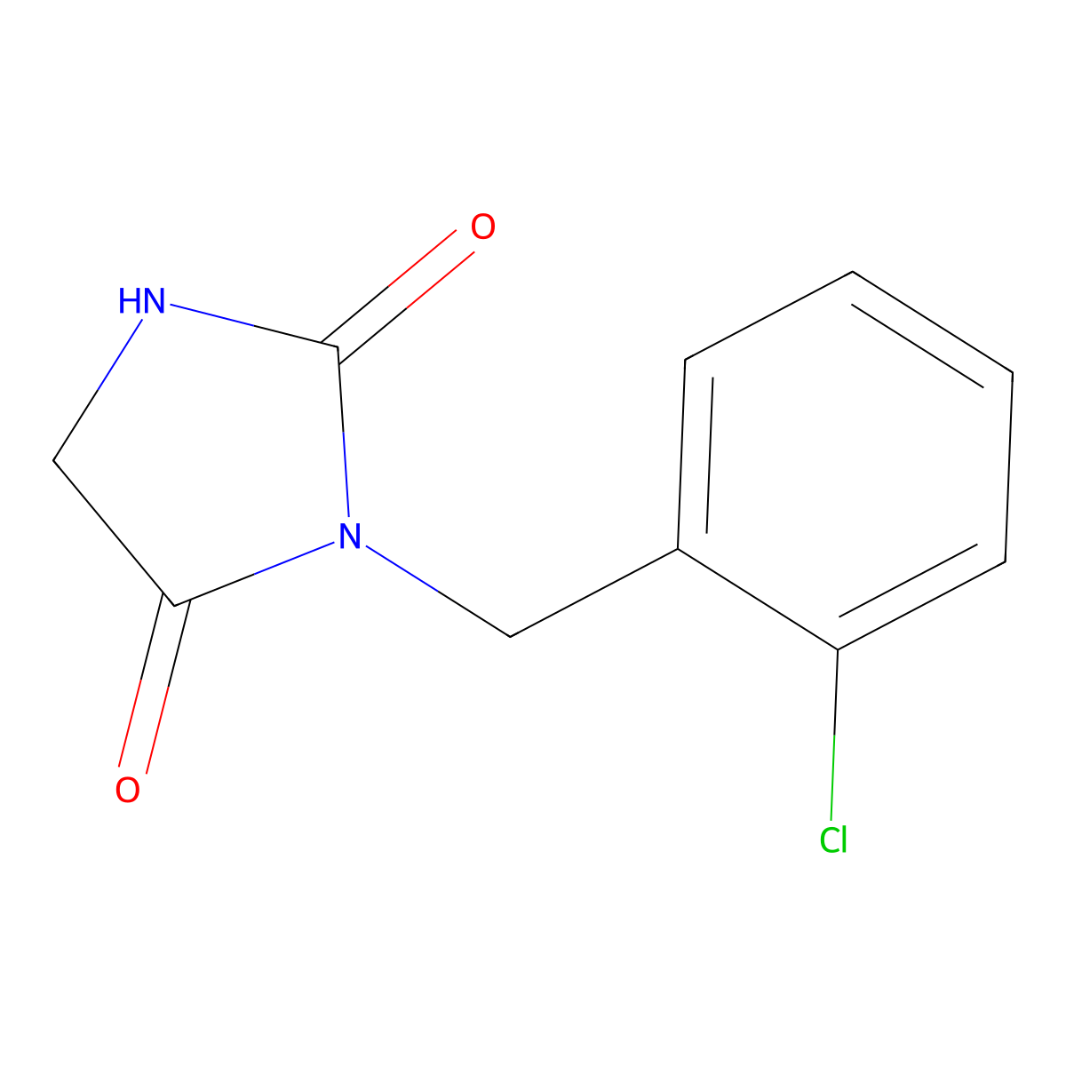 3-(2-Chlorobenzyl)imidazolidine-2,4-dione molecular structure, CAS 1691026-01-3