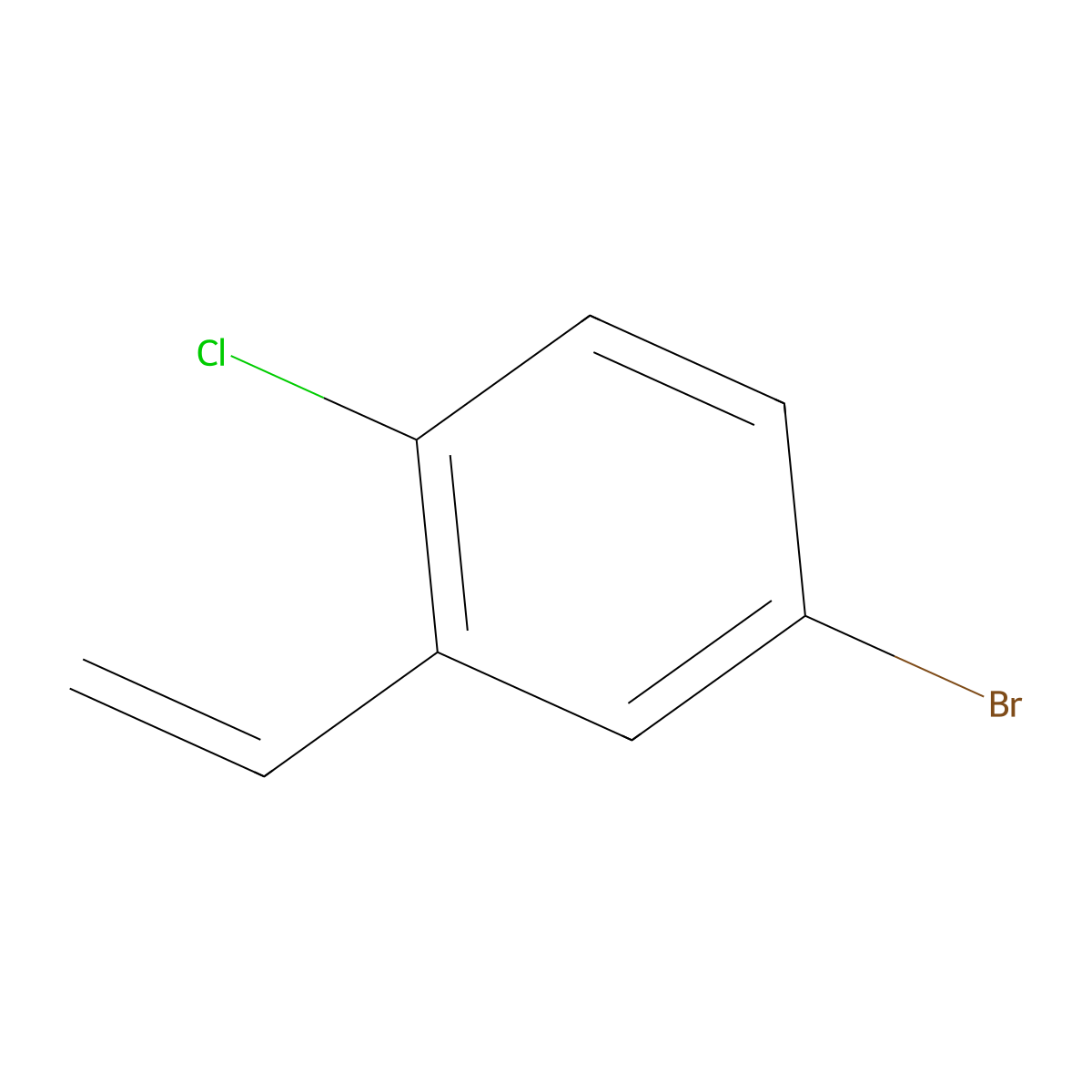 4-Bromo-1-chloro-2-ethenylbenzene molecular structure, CAS 1691087-90-7