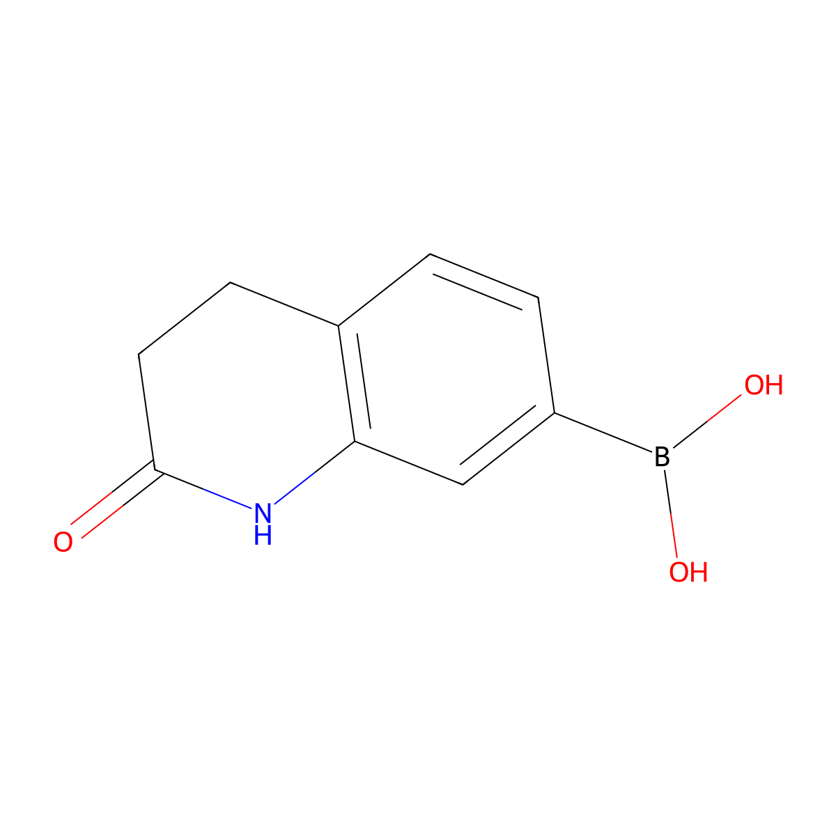 (2-Oxo-1,2,3,4-tetrahydroquinolin-7-yl)boronic acid molecular structure, CAS 1691251-98-5
