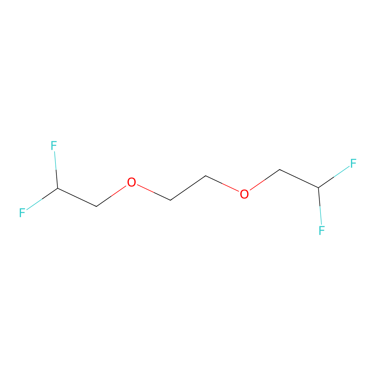 1,2-Bis(2,2-difluoroethoxy)ethane molecular structure, CAS 1691328-94-5