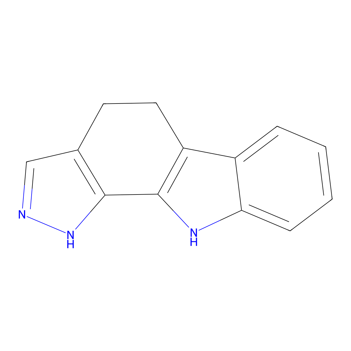 2,4,5,10-Tetrahydropyrazolo[3,4-a]carbazole molecular structure, CAS 169136-33-8