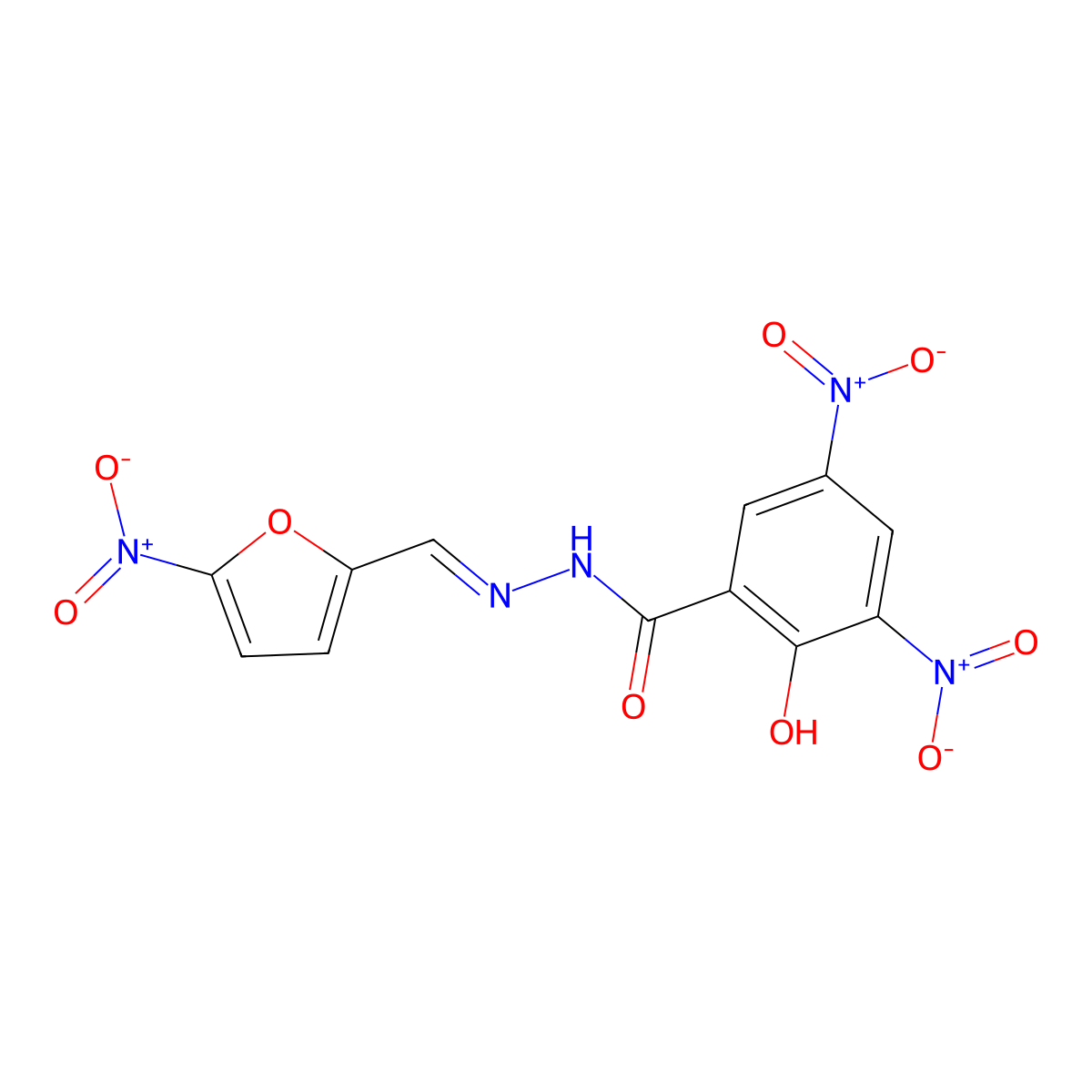 Nifursol molecular structure, CAS 16915-70-1