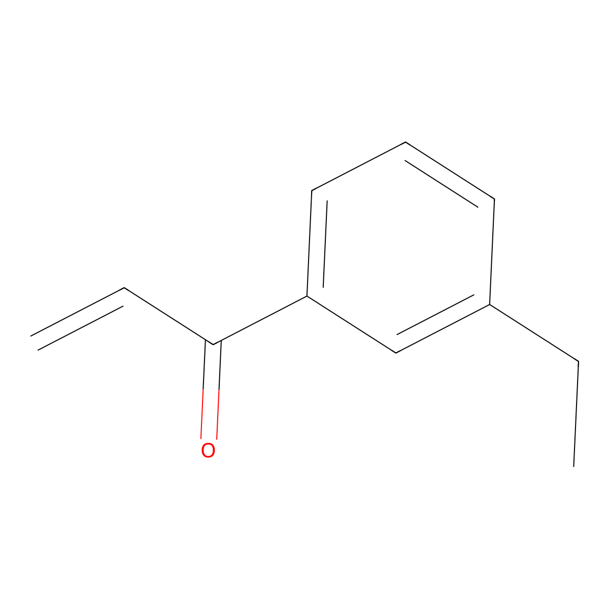 1-(3-Ethylphenyl)prop-2-en-1-one molecular structure, CAS 1691614-16-0