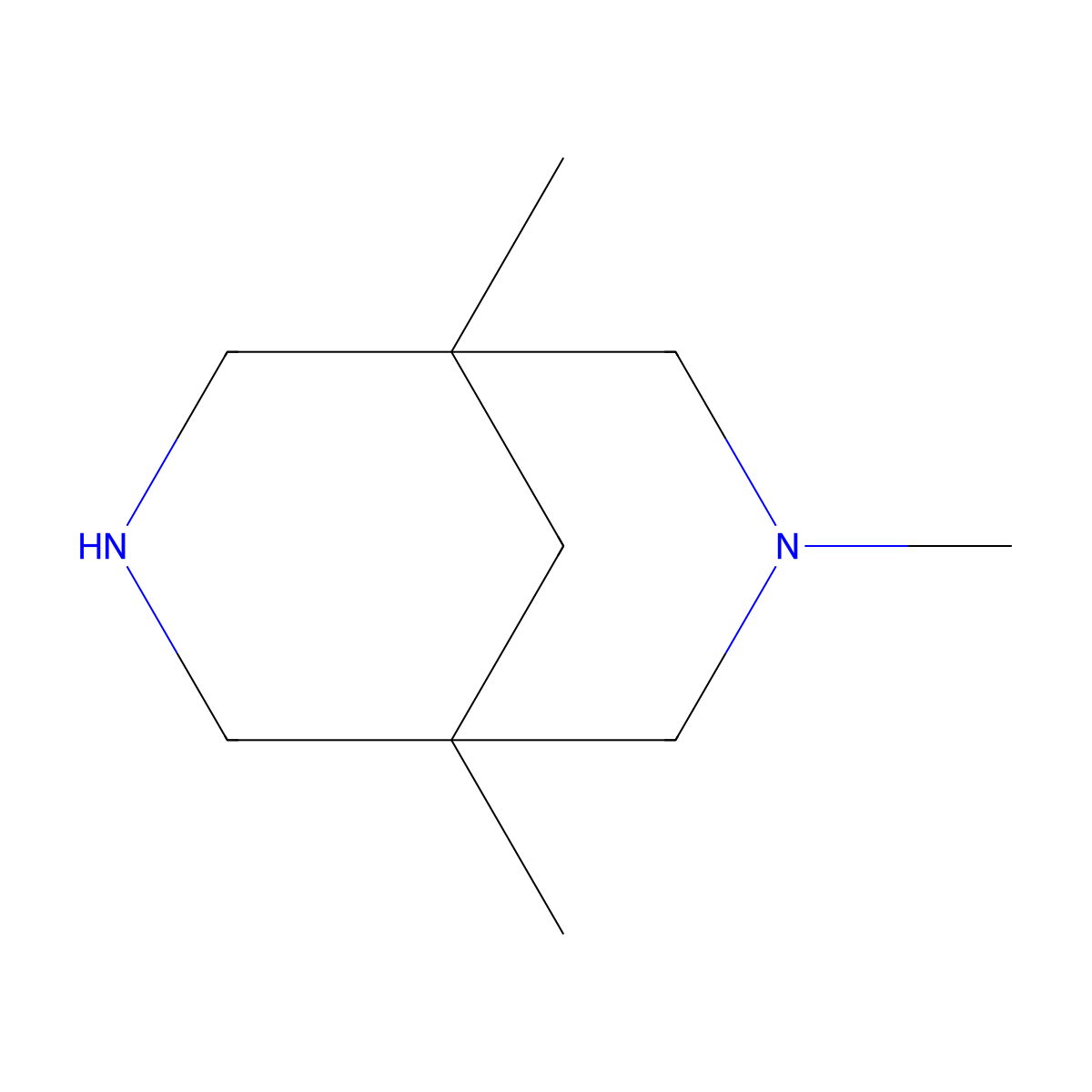 1,3,5-Trimethyl-3,7-diazabicyclo[3.3.1]nonane molecular structure, CAS 169177-35-9
