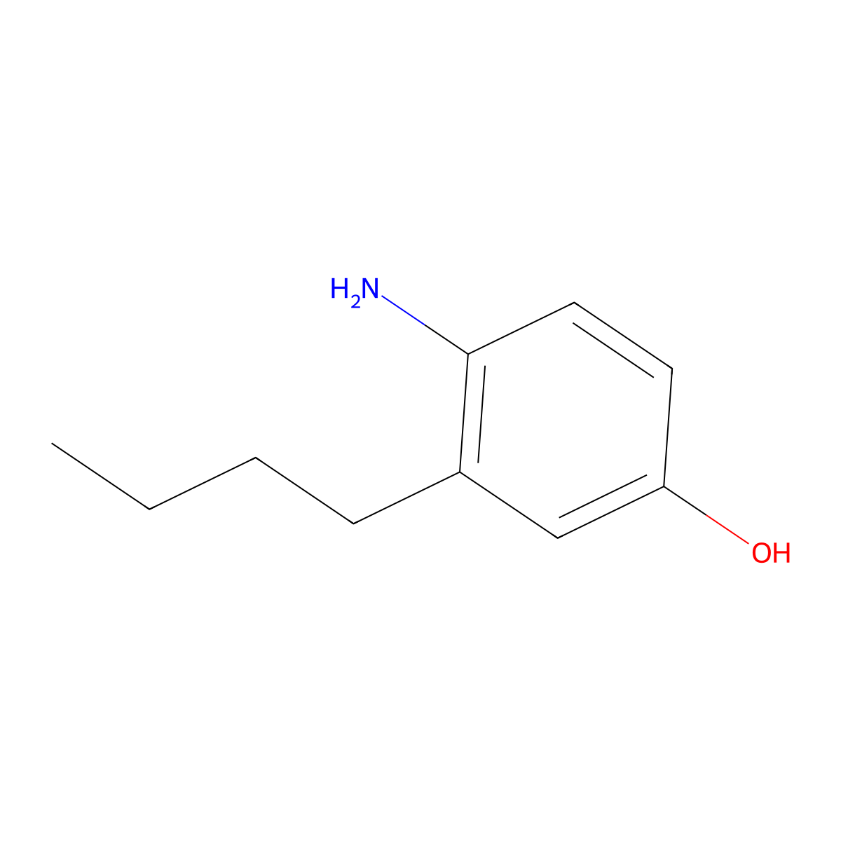 4-Amino-3-butylphenol molecular structure, CAS 1691840-85-3