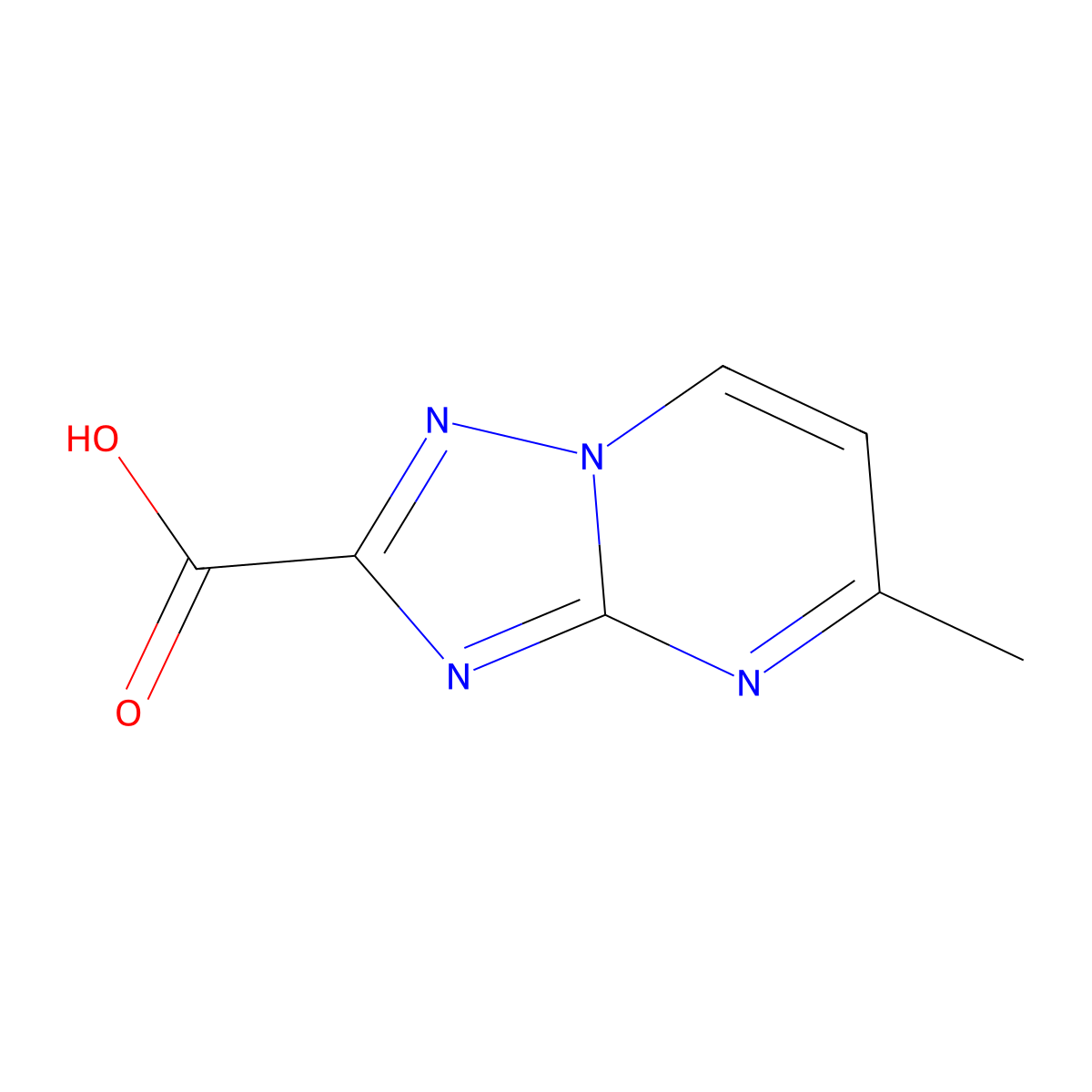 5-Methyl-[1,2,4]triazolo[1,5-a]pyrimidine-2-carboxylic acid molecular structure, CAS 1691859-88-7