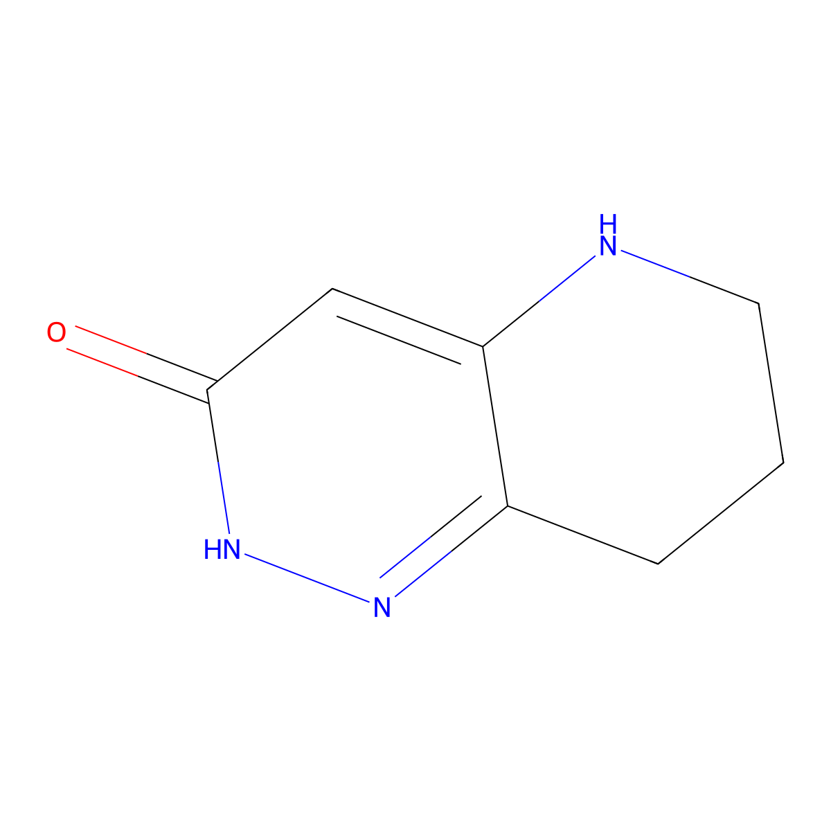 5H,6H,7H,8H-pyrido[3,2-c]pyridazin-3-ol molecular structure, CAS 1692264-27-9