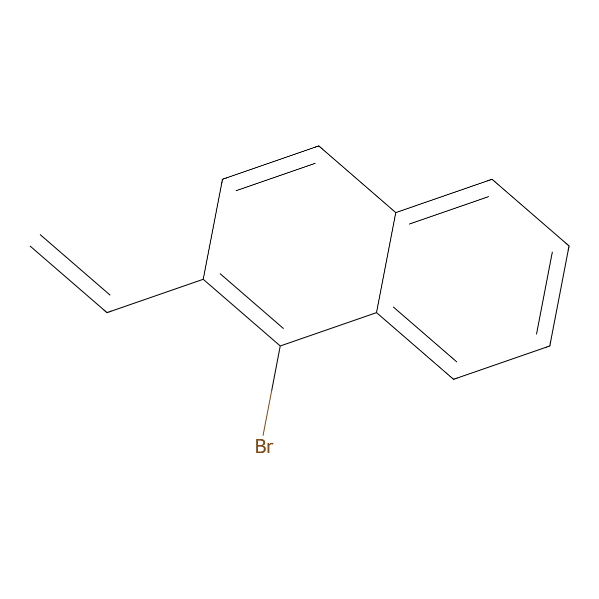 1-Bromo-2-vinylnaphthalene molecular structure, CAS 169233-83-4