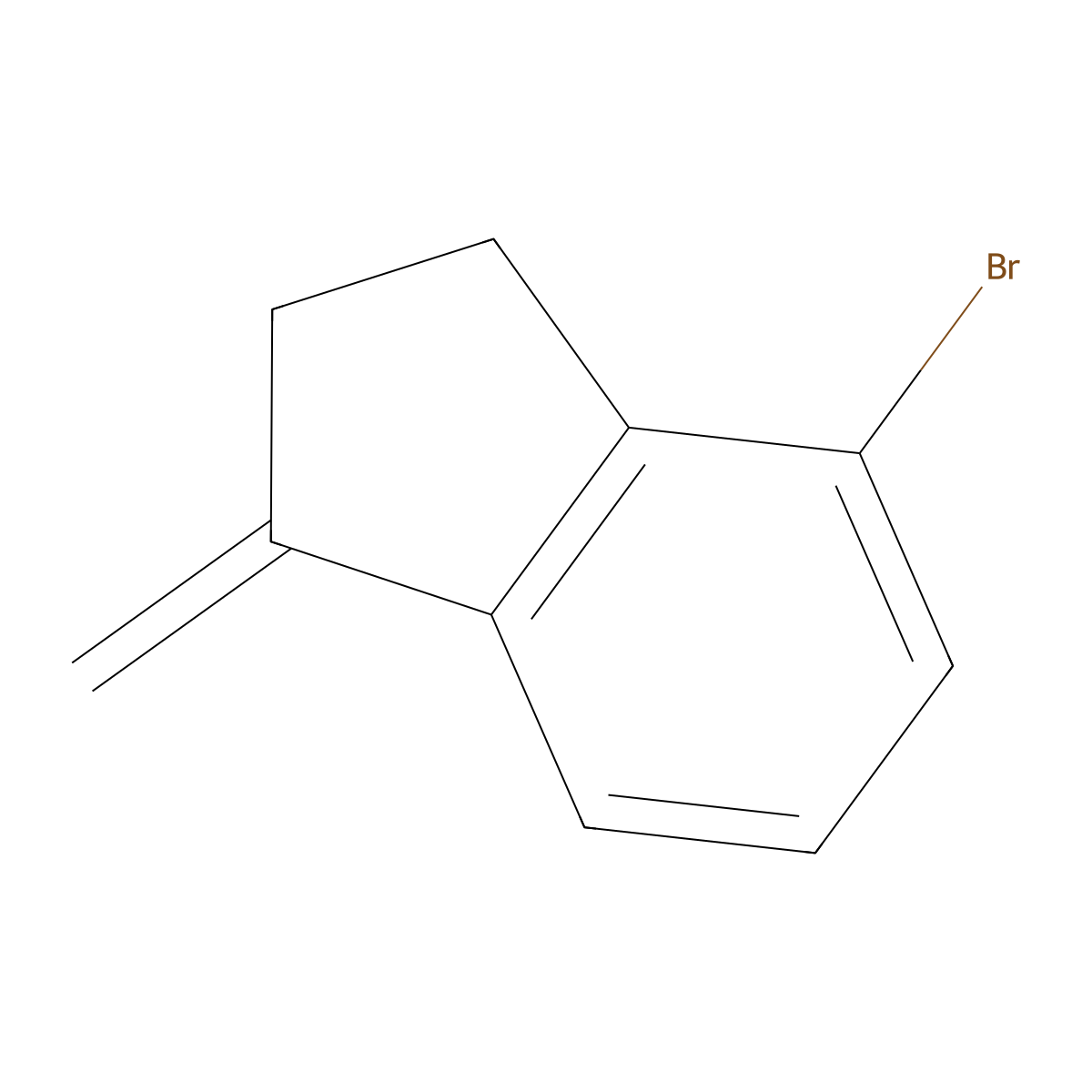 4-Bromo-1-methylene-2,3-dihydro-1H-indene (stabilized with tbc) molecular structure, CAS 1692439-02-3