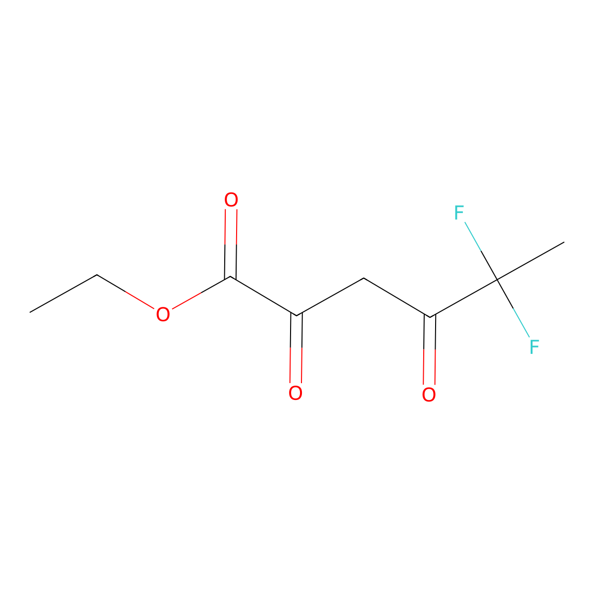 Ethyl 5,5-difluoro-2,4-dioxohexanoate molecular structure, CAS 1692457-25-2
