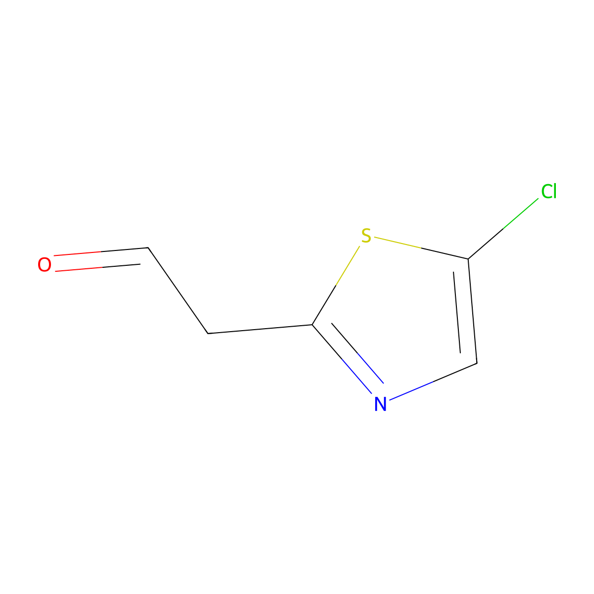 2-(5-Chlorothiazol-2-yl)acetaldehyde molecular structure, CAS 1692515-73-3