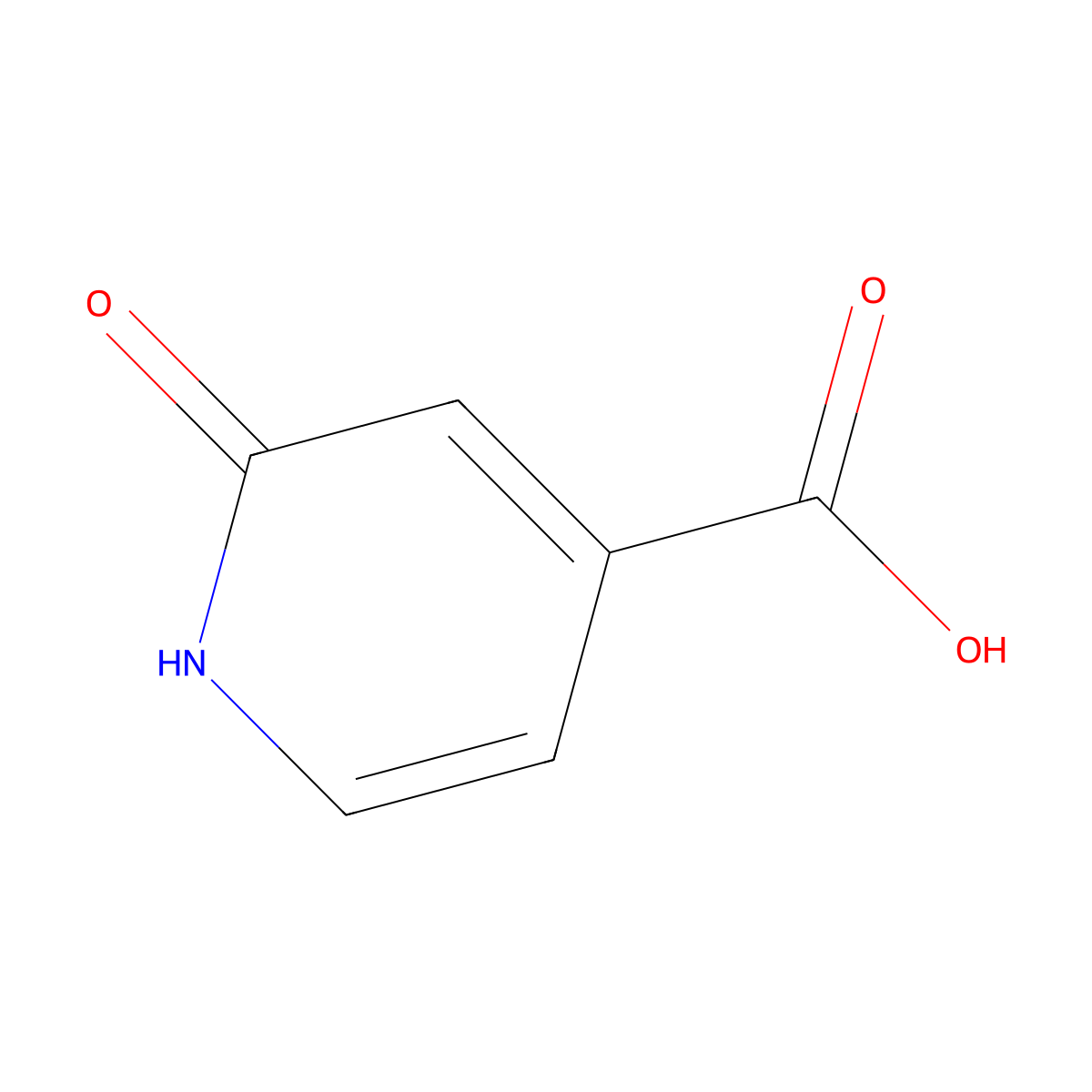 2-Hydroxyisonicotinic Acid molecular structure, CAS 169253-31-0
