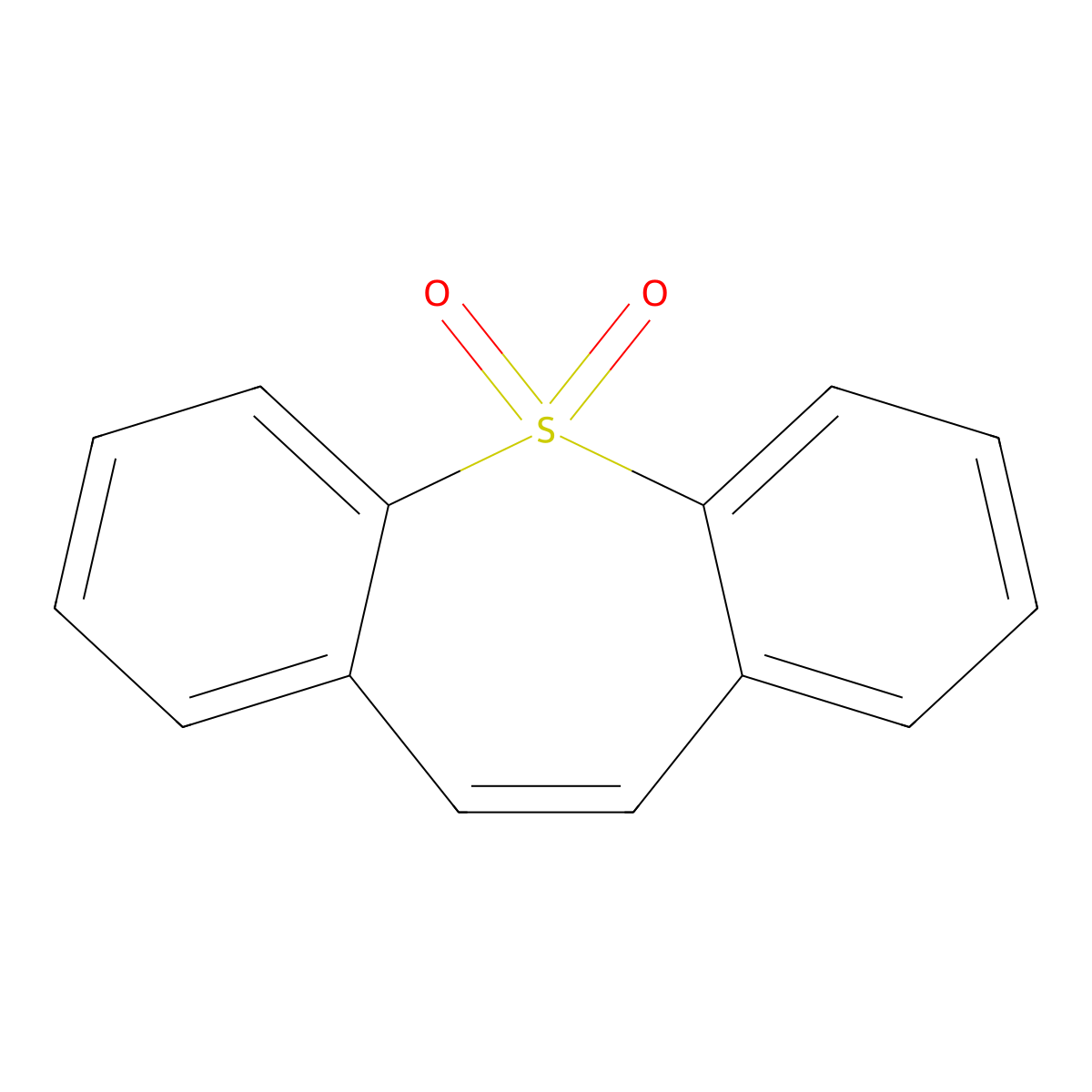 Dibenzo[b,f]thiepine 5,5-dioxide molecular structure, CAS 16926-58-2