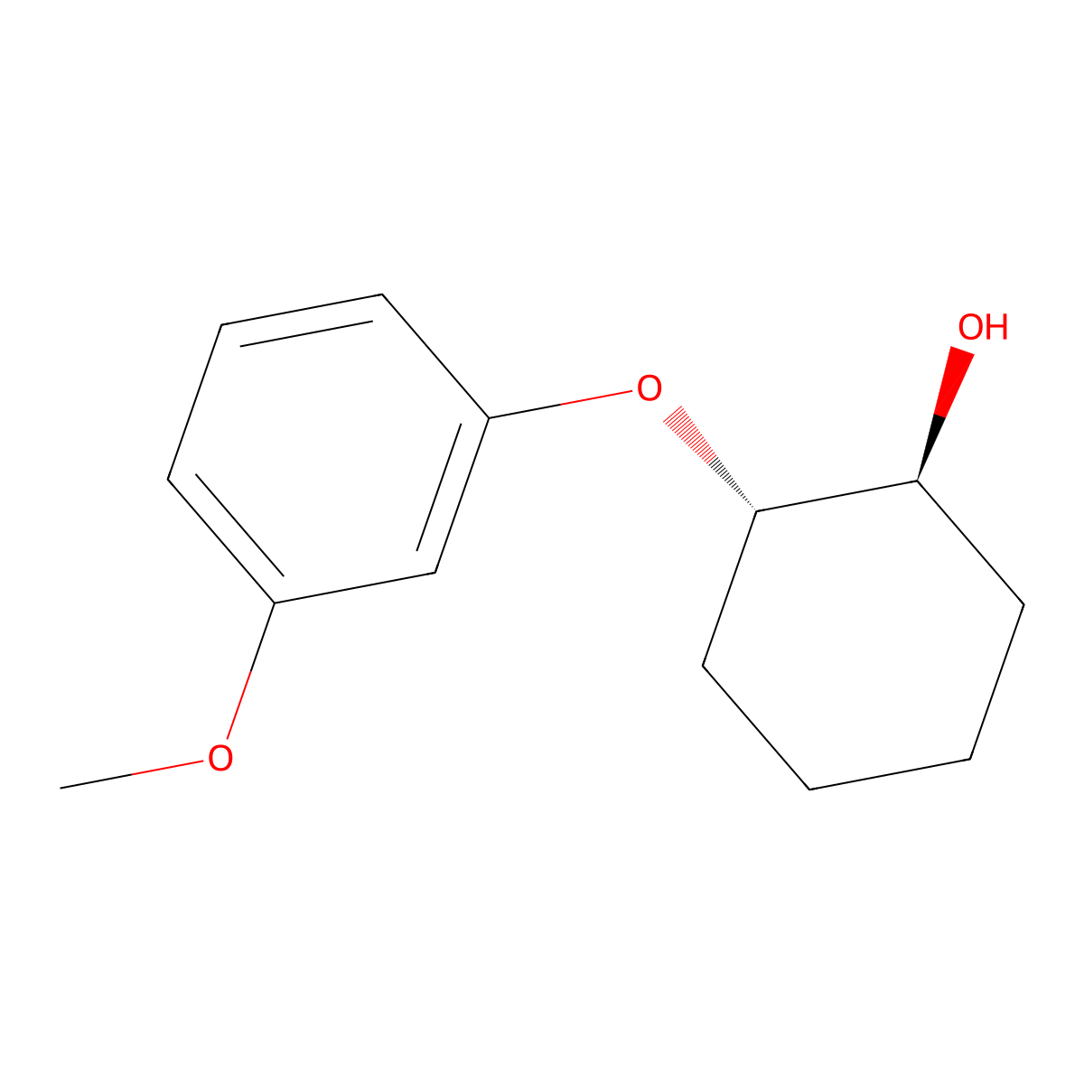 (1S,2S)-2-(3-methoxyphenoxy)cyclohexan-1-ol molecular structure, CAS 169265-72-9
