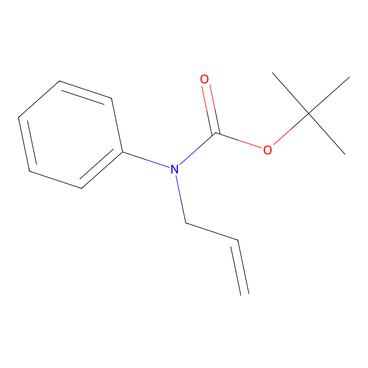 tert-butyl N-phenyl-N-(prop-2-en-1-yl)carbamate molecular structure, CAS 169268-95-5