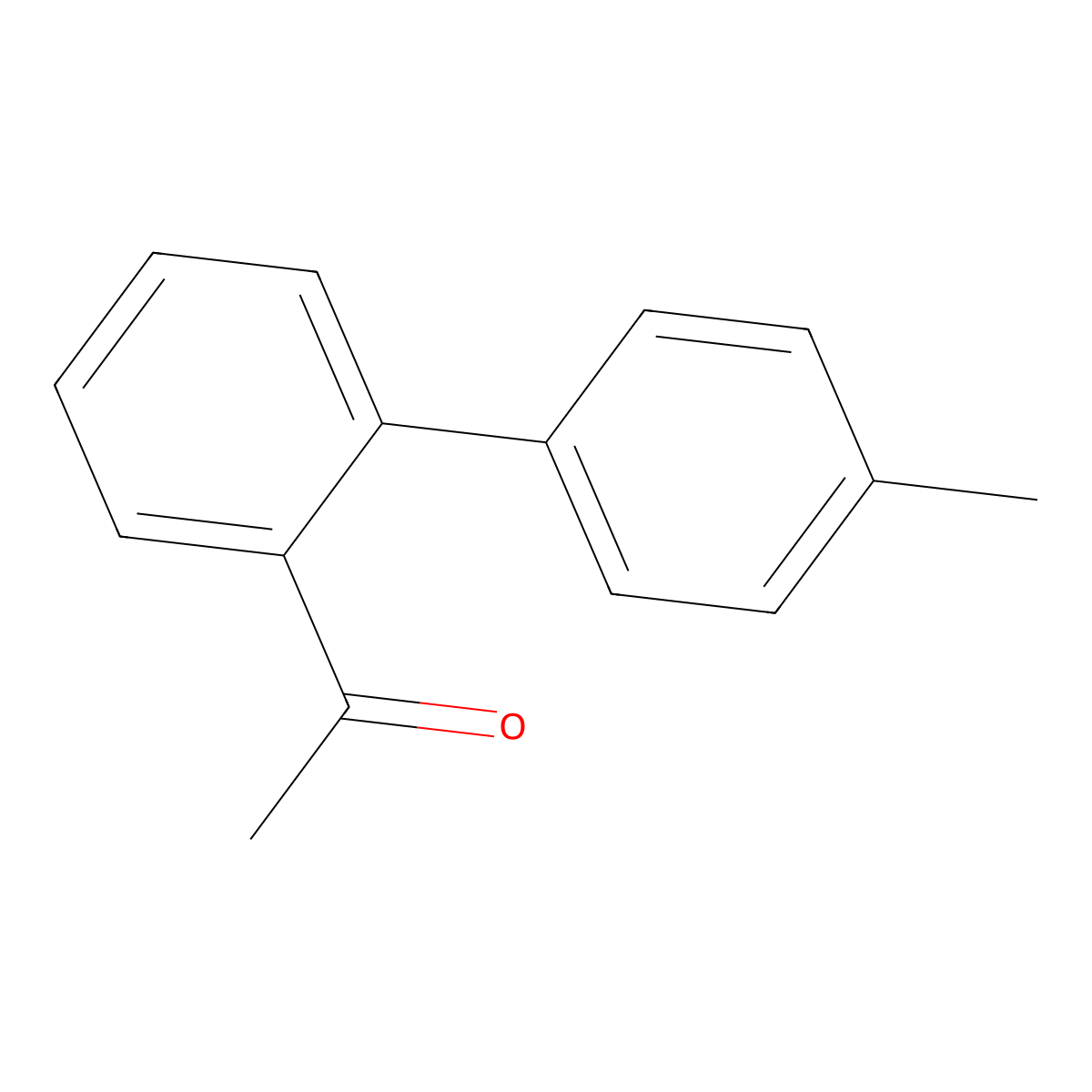 1-(4'-Methyl[1,1'-biphenyl]-2-yl)ethanone molecular structure, CAS 16927-79-0