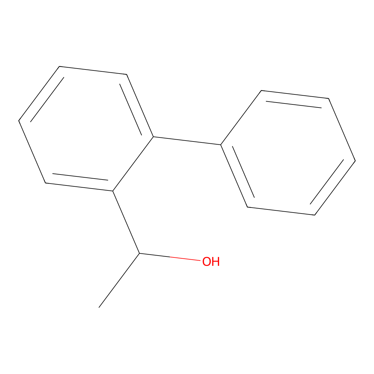 1-(Biphenyl-2-yl)ethanol molecular structure, CAS 16927-84-7