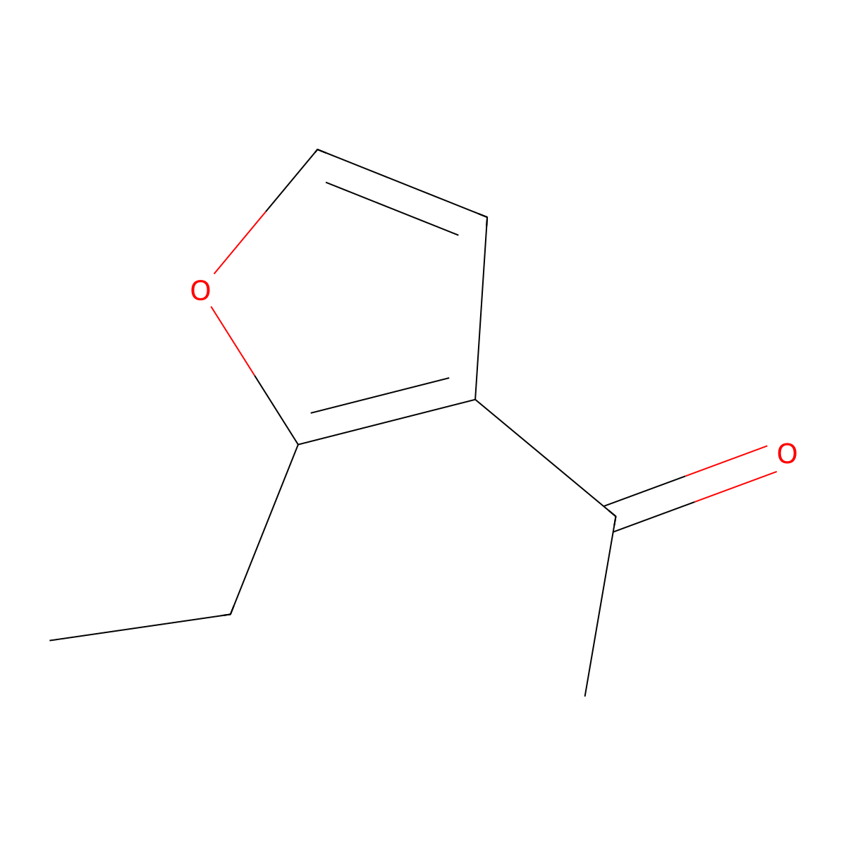 1-(2-Ethylfuran-3-yl)ethan-1-one molecular structure, CAS 1692751-64-6