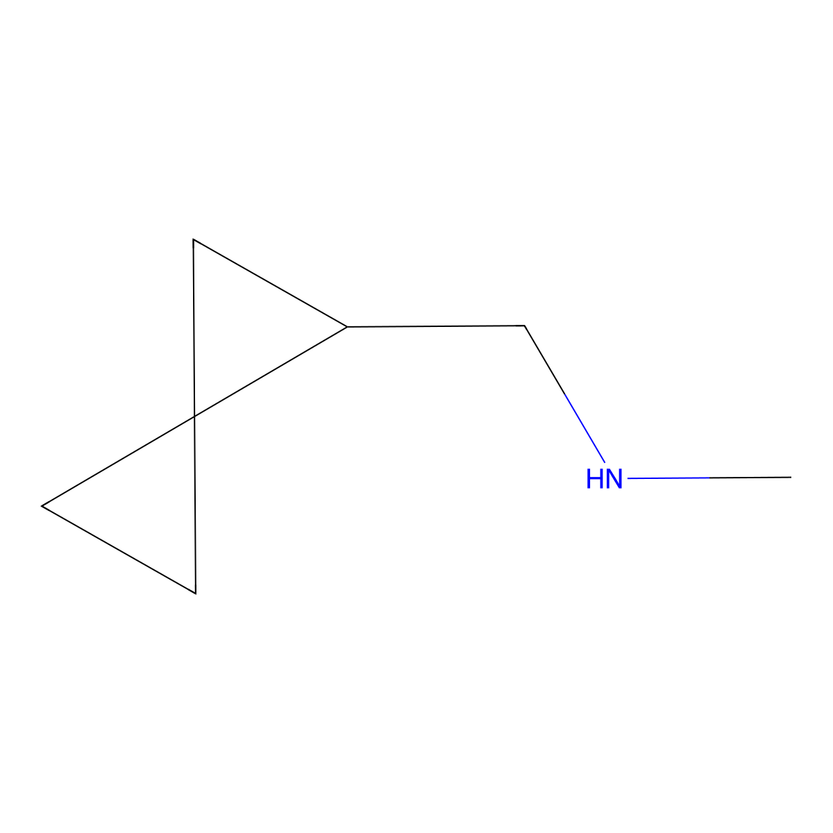 Spiro[2.2]pentane-1-methanamine, N-methyl- molecular structure, CAS 1692772-21-6