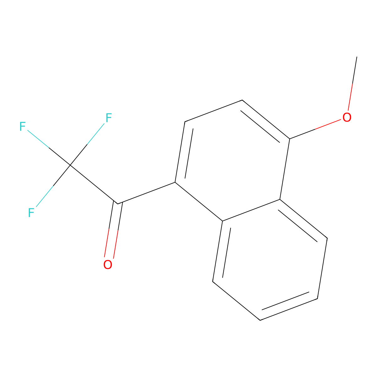 2,2,2-Trifluoro-1-(4-Methoxy-naphthalen-1-yl)-ethanone molecular structure, CAS 169295-54-9