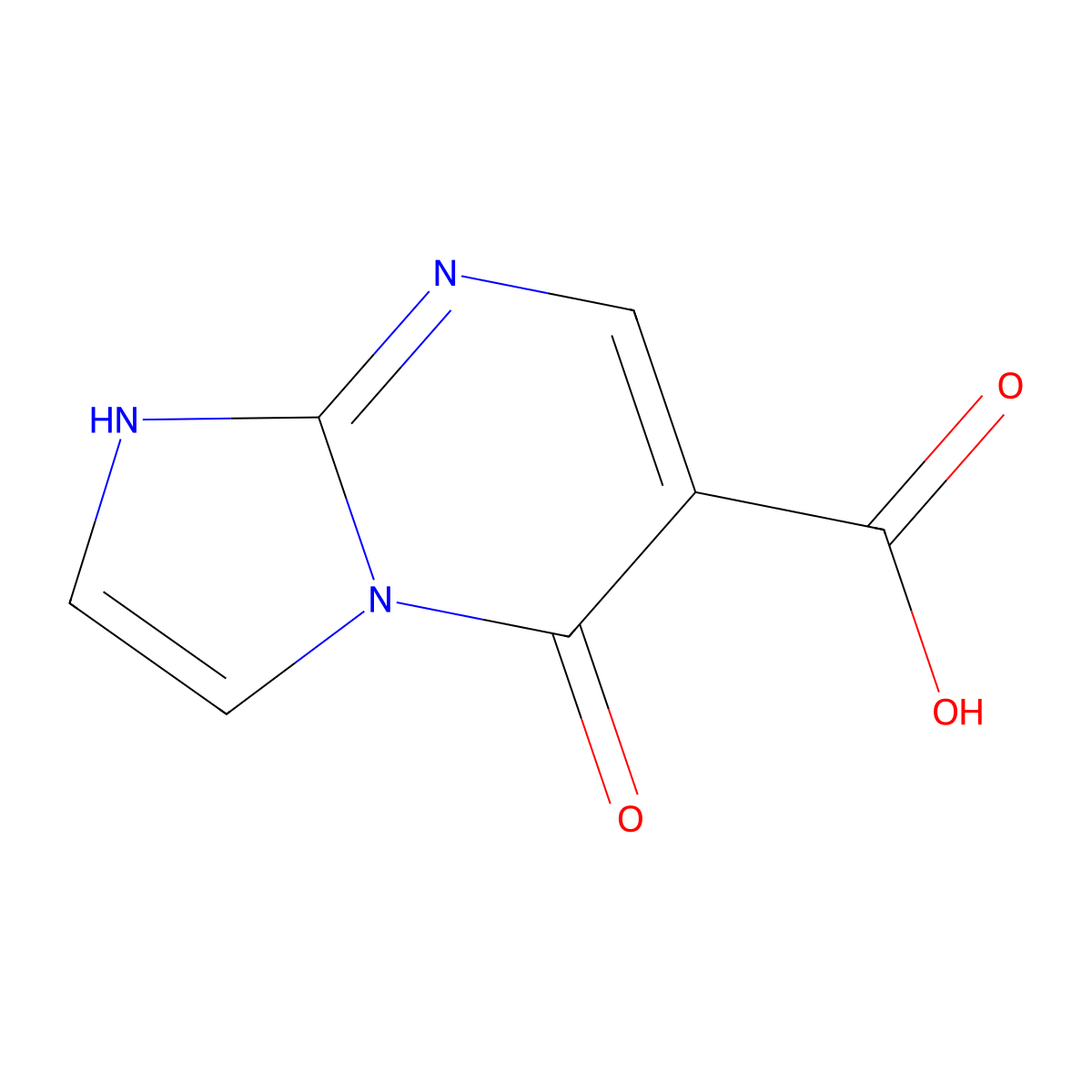 5-Oxo-8H-imidazo[1,2-a]pyrimidine-6-carboxylic acid molecular structure, CAS 169298-54-8