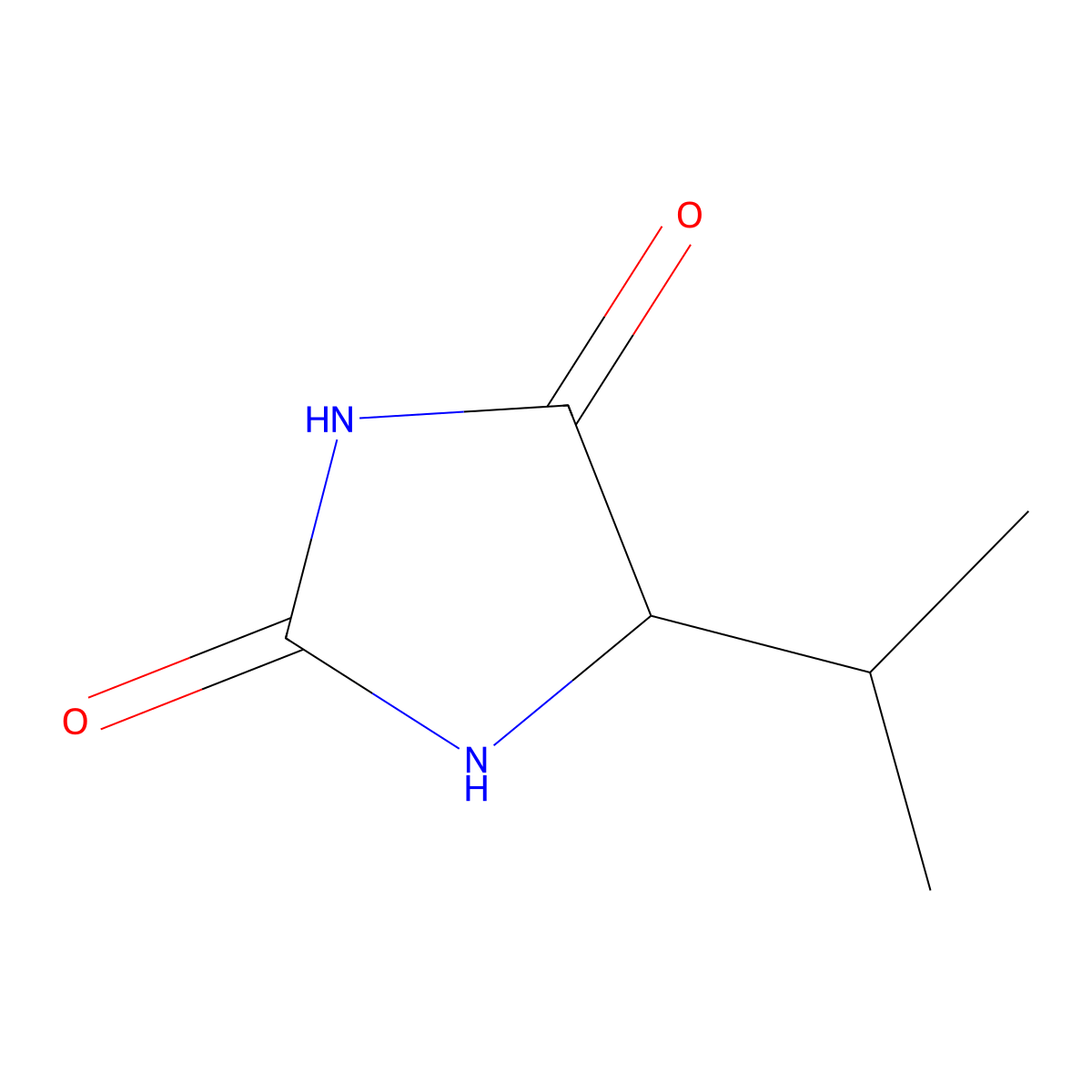 5-Isopropylhydantoin molecular structure, CAS 16935-34-5