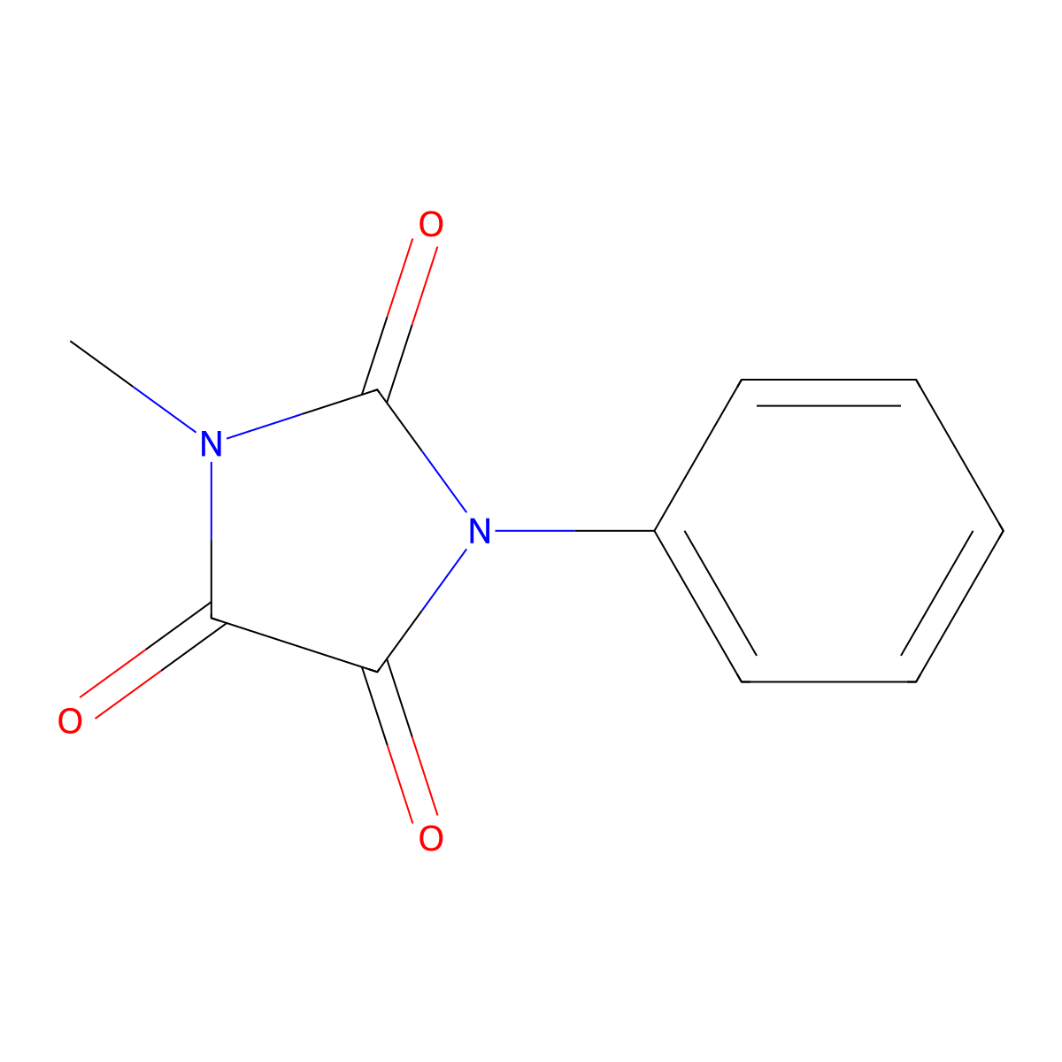 Imidazolidinetrione, methylphenyl- molecular structure, CAS 16935-46-9