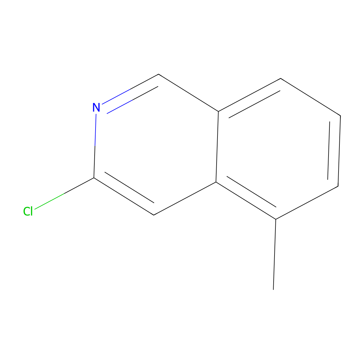 3-Chloro-5-methylisoquinoline molecular structure, CAS 1693608-30-8