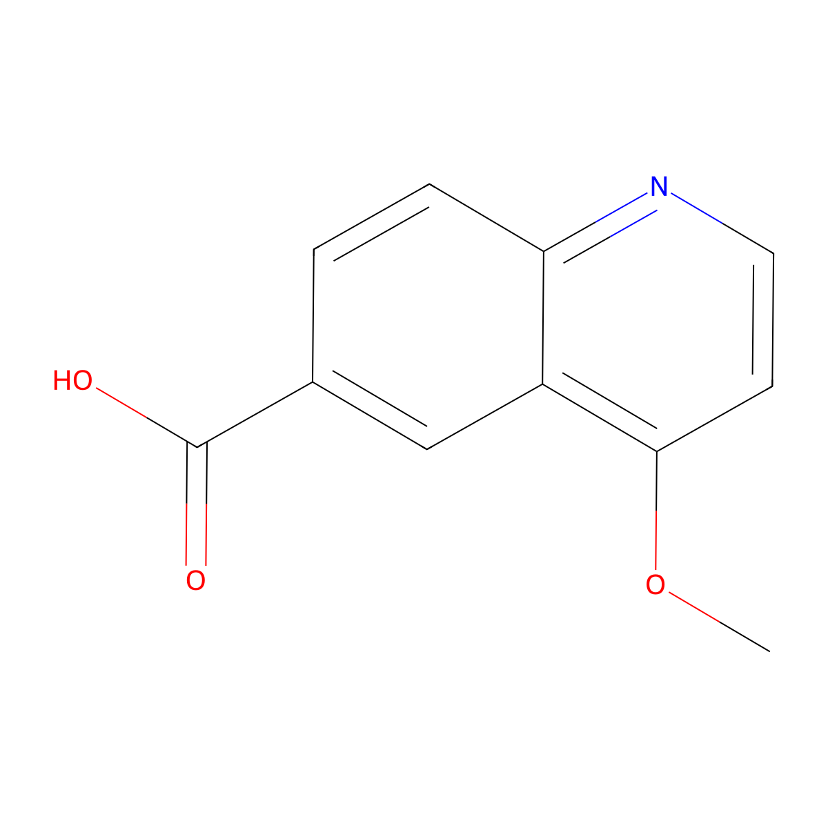 4-Methoxyquinoline-6-carboxylic acid molecular structure, CAS 1693735-54-4