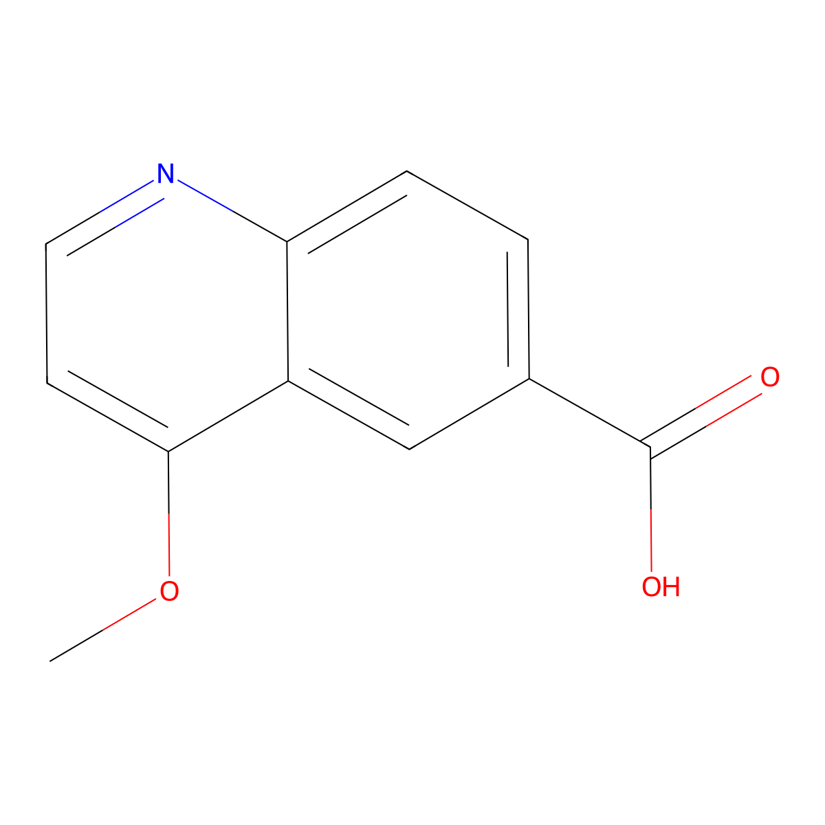 4-Methoxyquinoline-6-carboxylic acid molecular structure, CAS 1693735-54-4