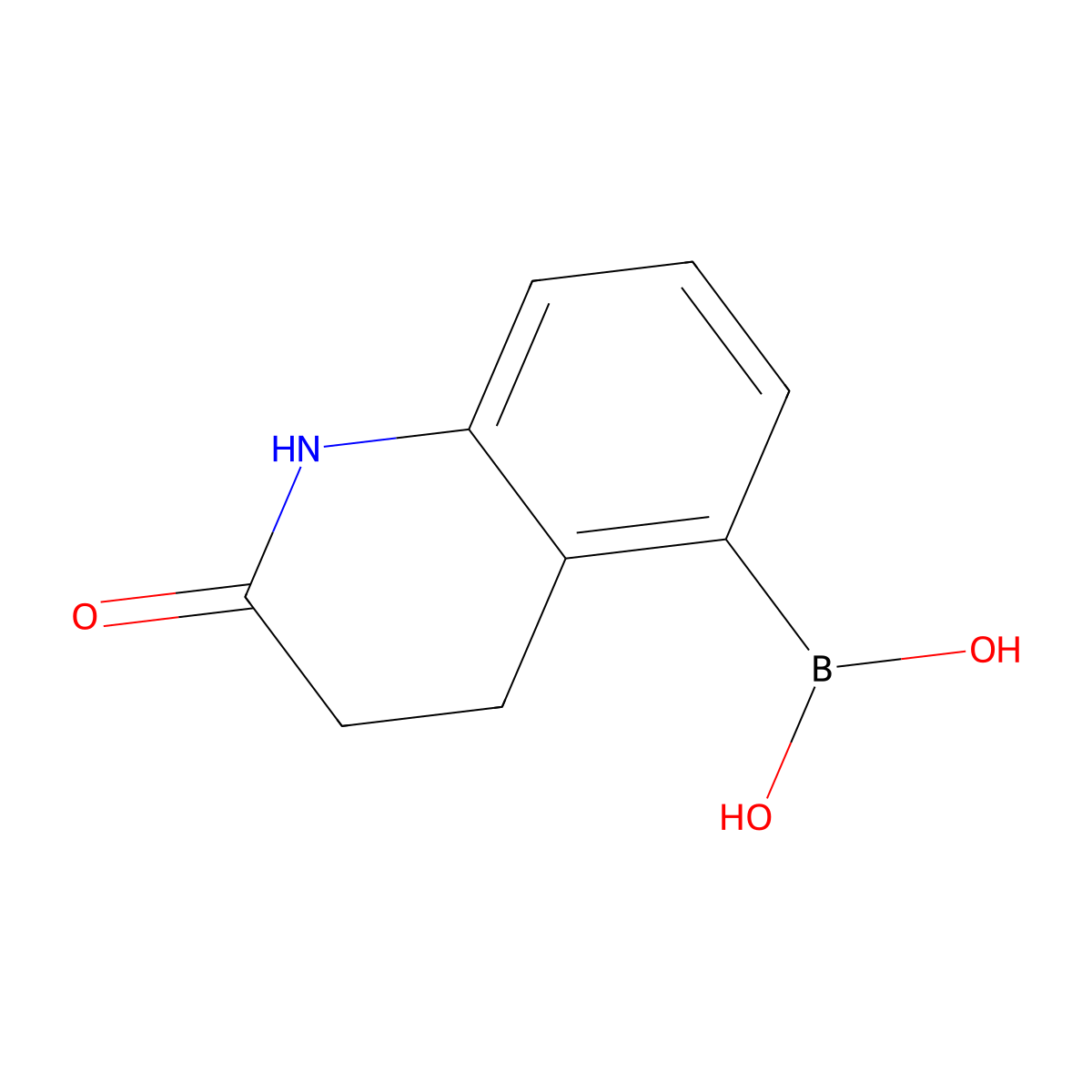 (2-Oxo-1,2,3,4-tetrahydroquinolin-5-yl)boronic acid molecular structure, CAS 1693768-26-1
