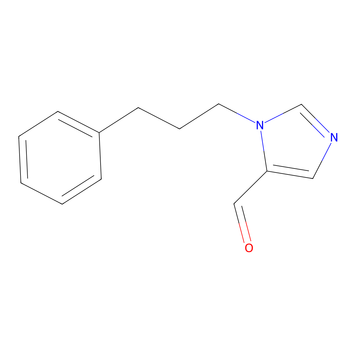 1-(3-Phenylpropyl)-1h-imidazole-5-carbaldehyde molecular structure, CAS 169378-51-2