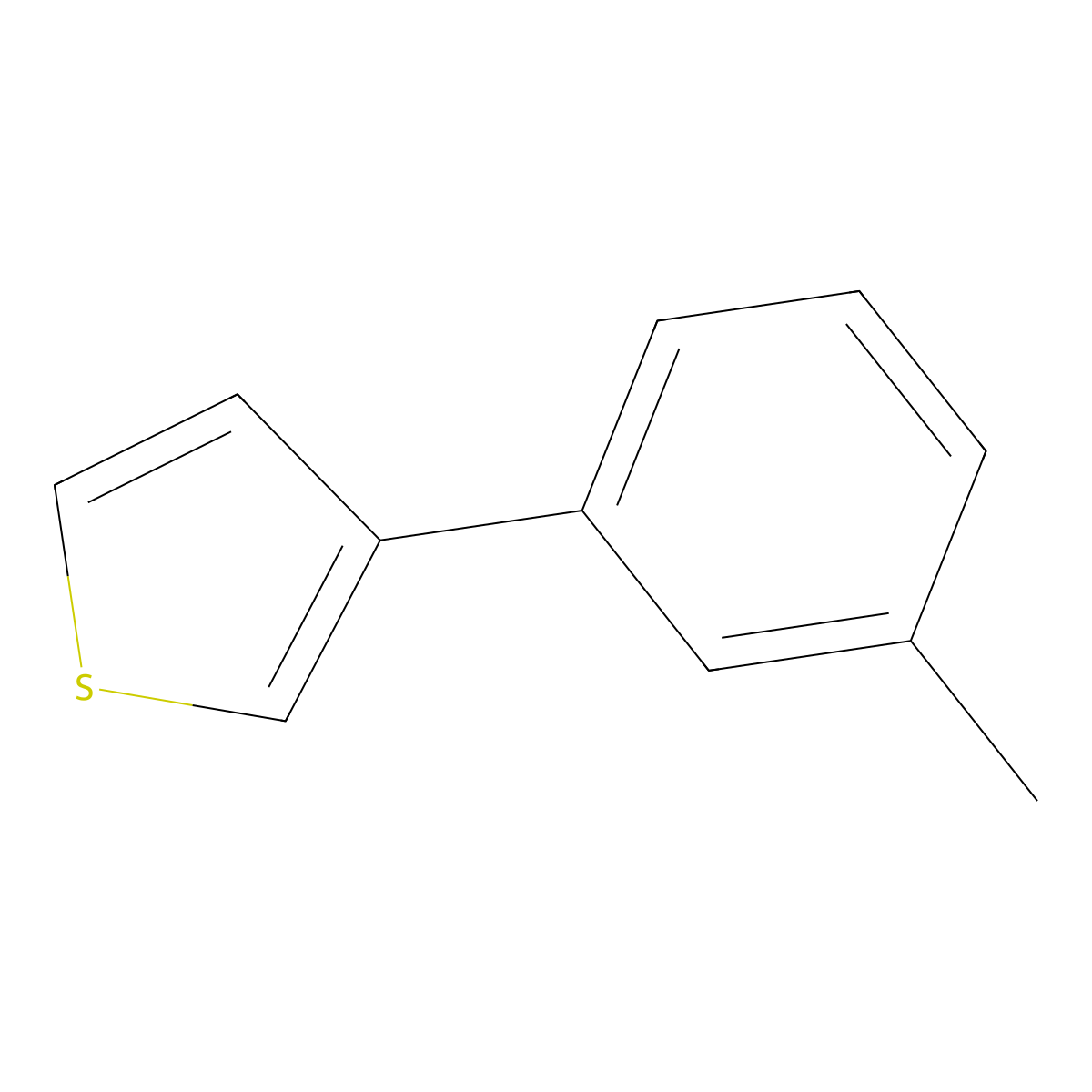 3-(3-Methylphenyl)thiophene molecular structure, CAS 16938-72-0
