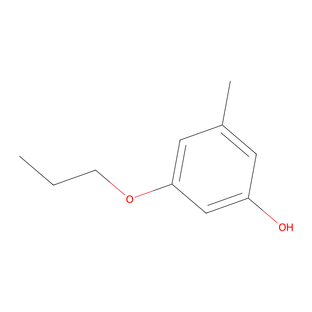 3-Methyl-5-propoxyphenol molecular structure, CAS 1693854-27-1