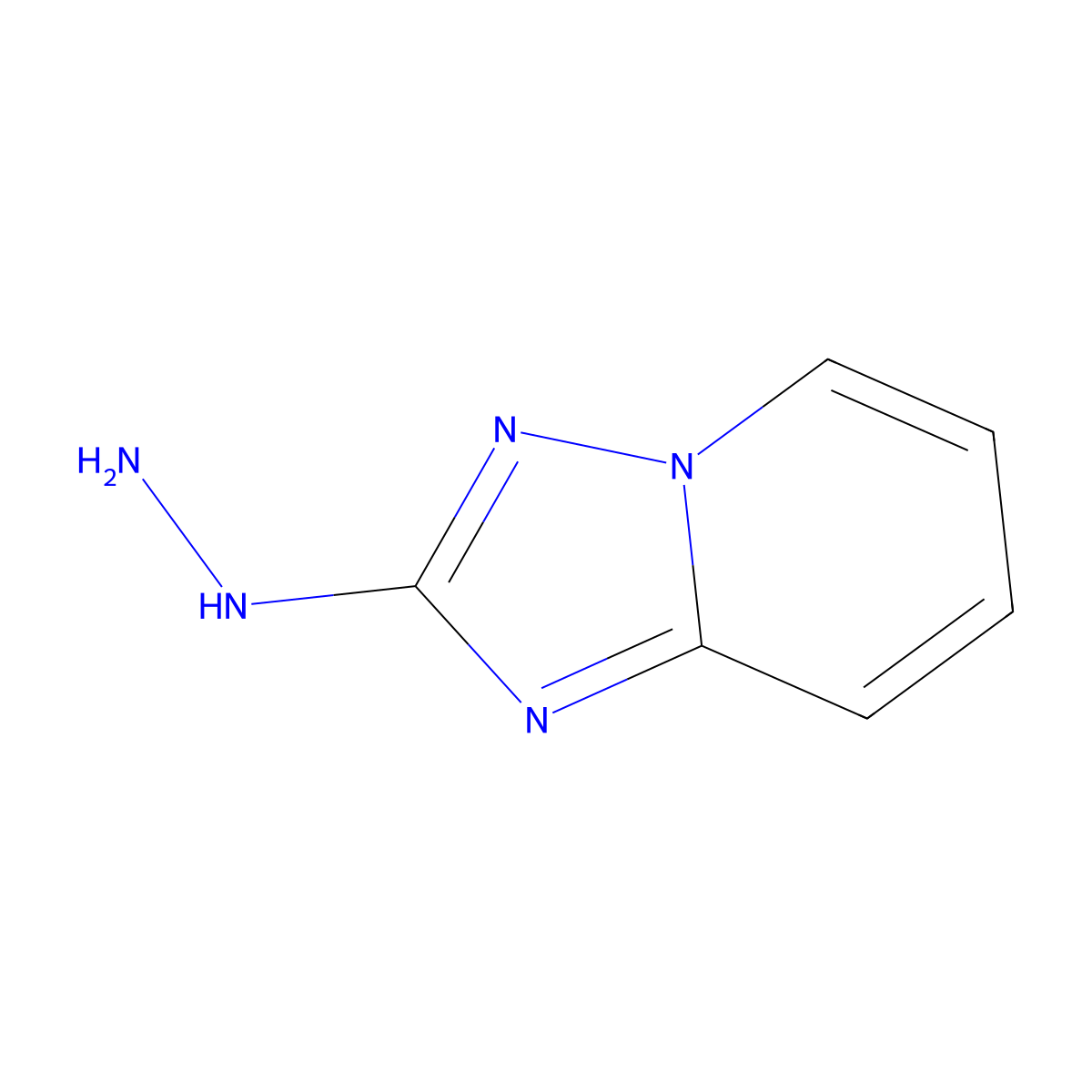 {[1,2,4]Triazolo[1,5-a]pyridin-2-yl}hydrazine molecular structure, CAS 1693854-46-4