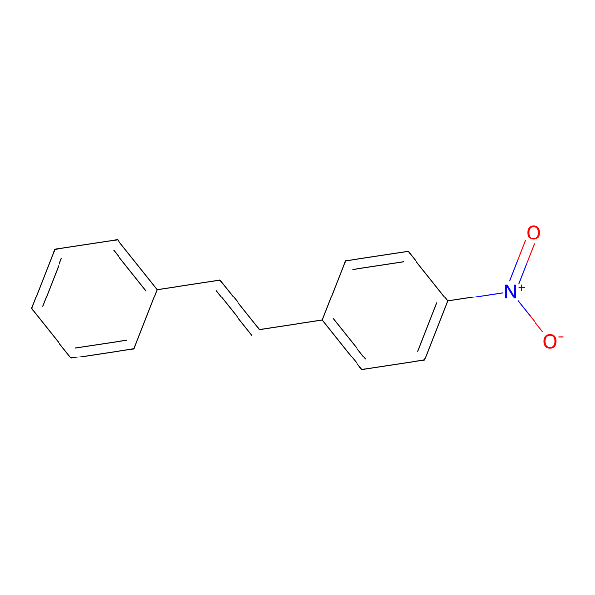 4-Nitrostilbene molecular structure, CAS 1694-20-8