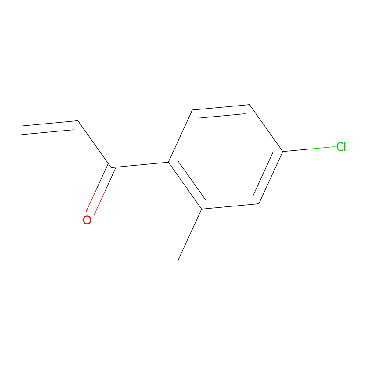 1-(4-Chloro-2-methylphenyl)prop-2-en-1-one molecular structure, CAS 1694129-46-8
