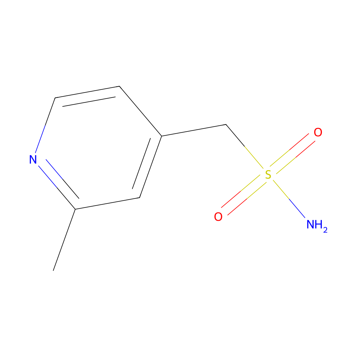 (2-Methylpyridin-4-yl)methanesulfonamide molecular structure, CAS 1694199-11-5